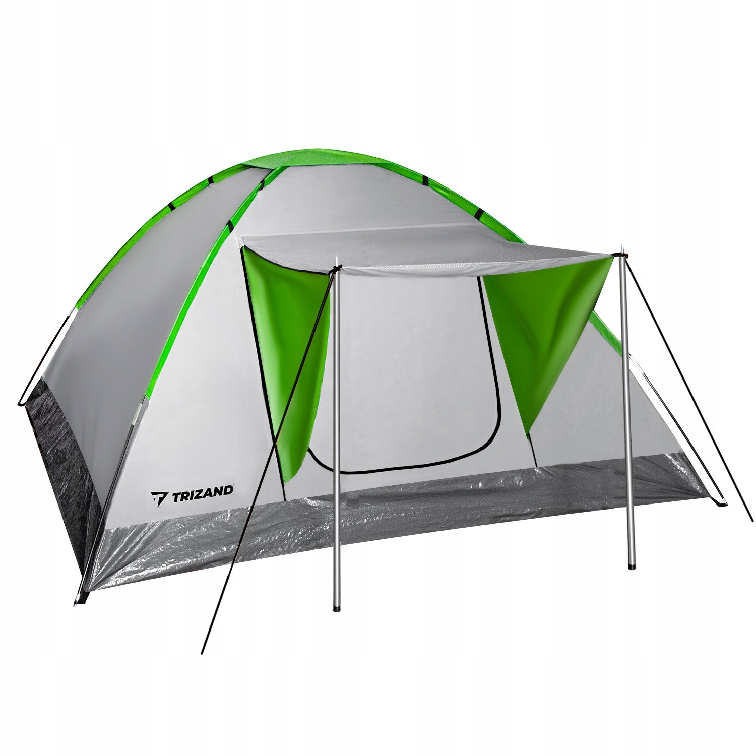 Tourist Tent 4 Person Camping Large Waterproof Family Canopy Packaging status original