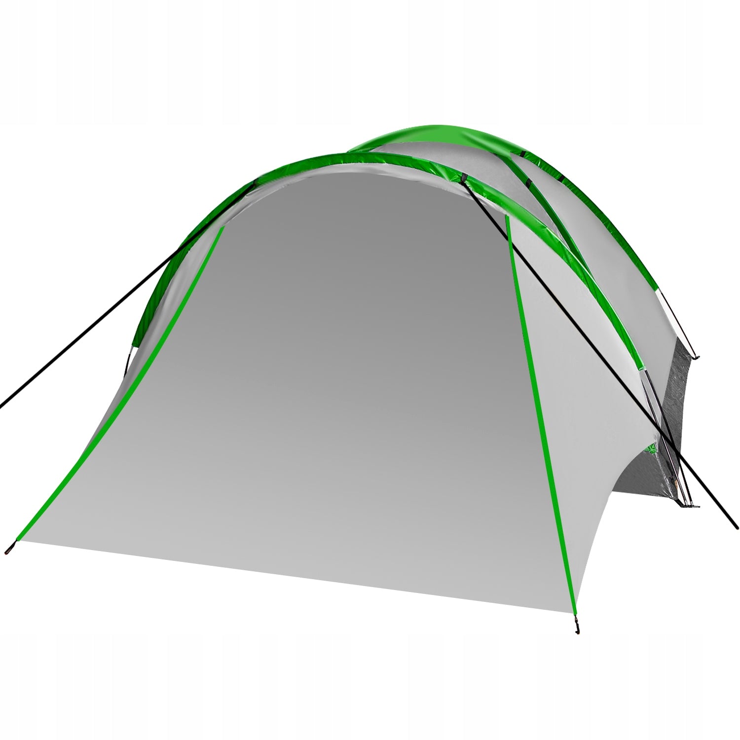 Tourist Tent 4 Person Camping Waterproof Mosquito Net Vestibule Packaging status original