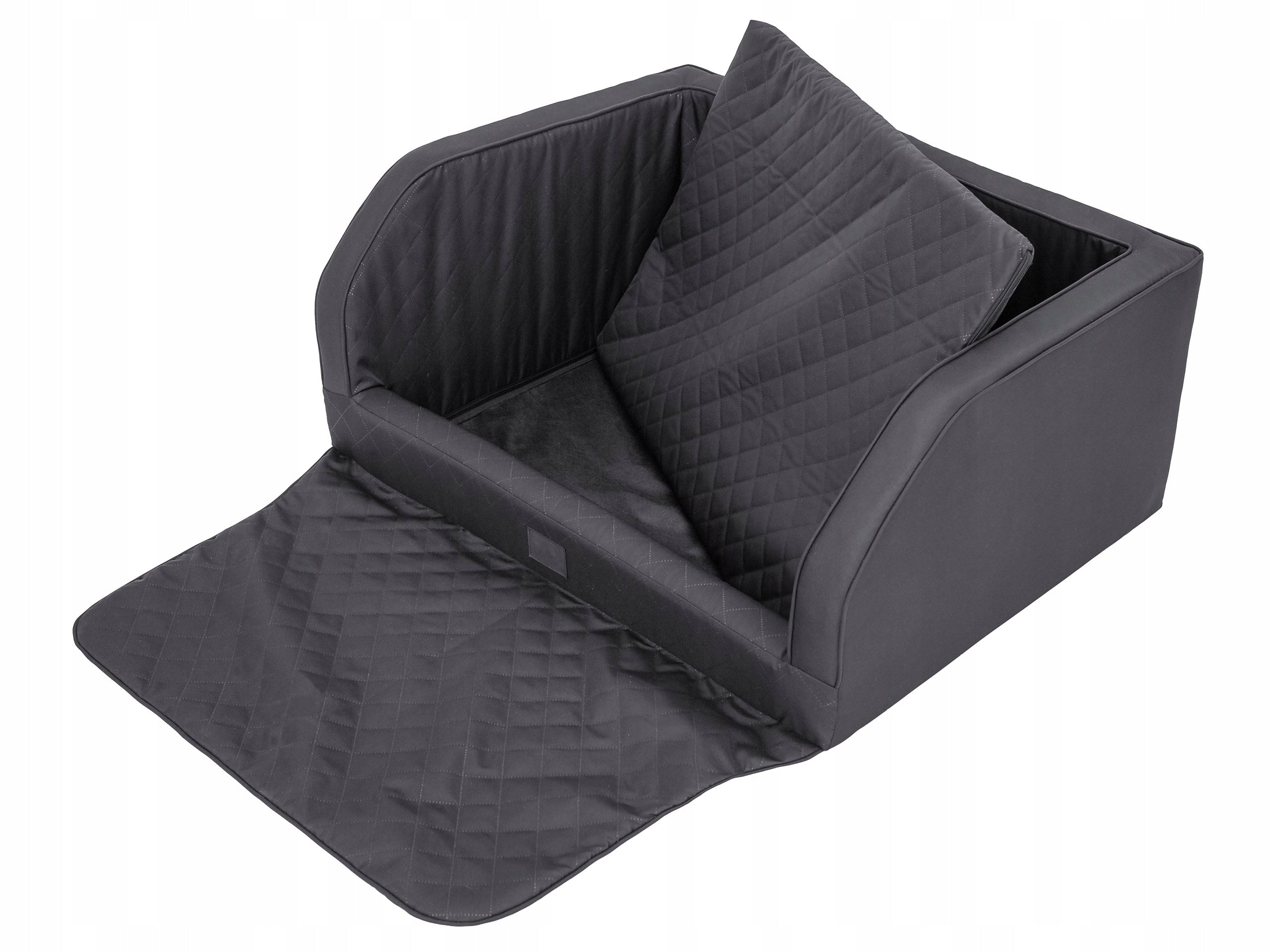 Tourist bed for dog trunk 92x70cm Trade name R2 ADVENTURE OXFORD CZARNY