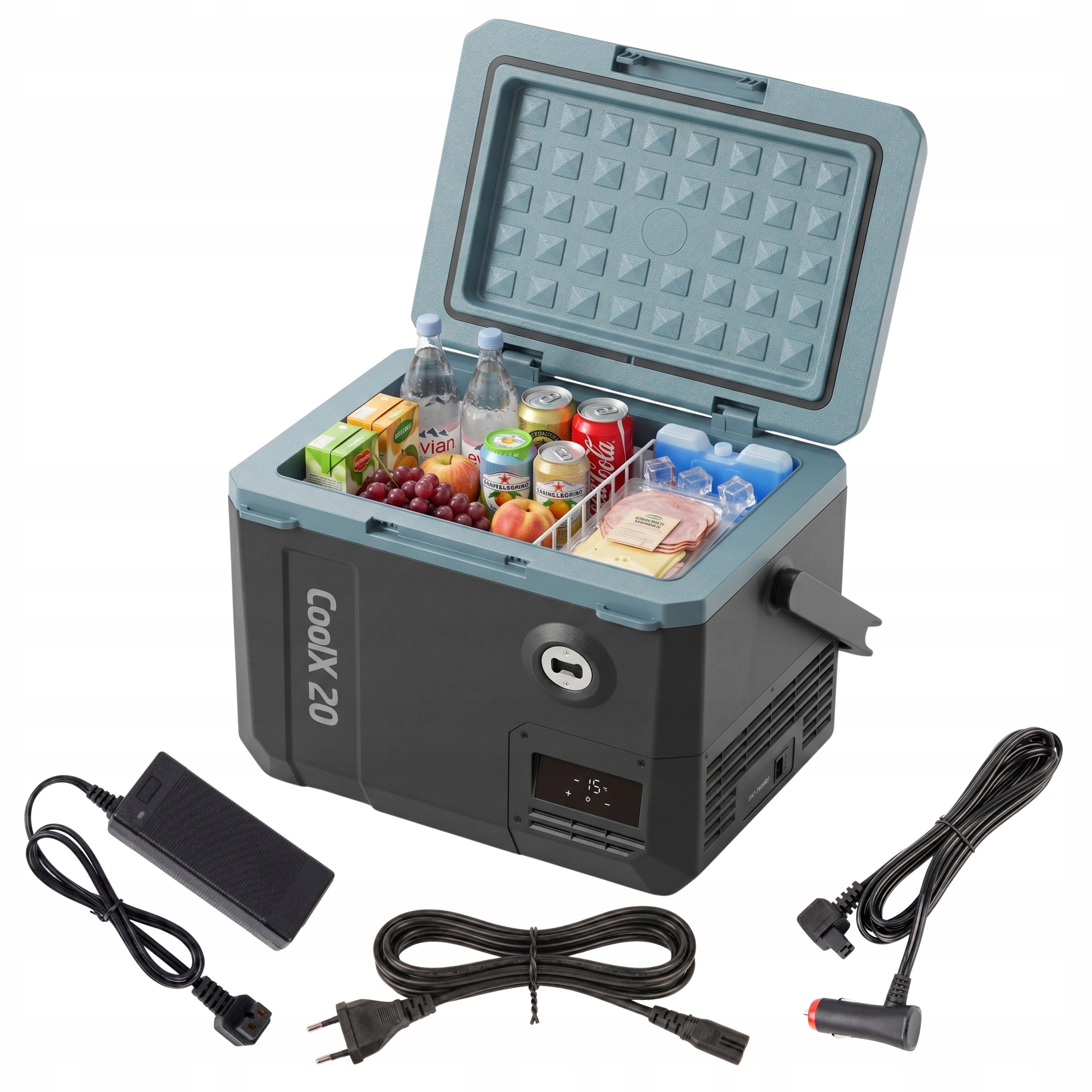 Tourist compressor refrigerator car freezer 20L 12V 24V 230V