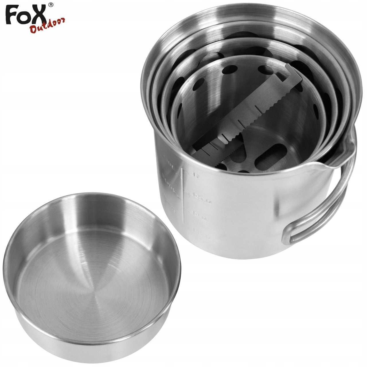 Tourist cooker with dish set Fox Outdoor Travel 4 el. Brand Fox Outdoor