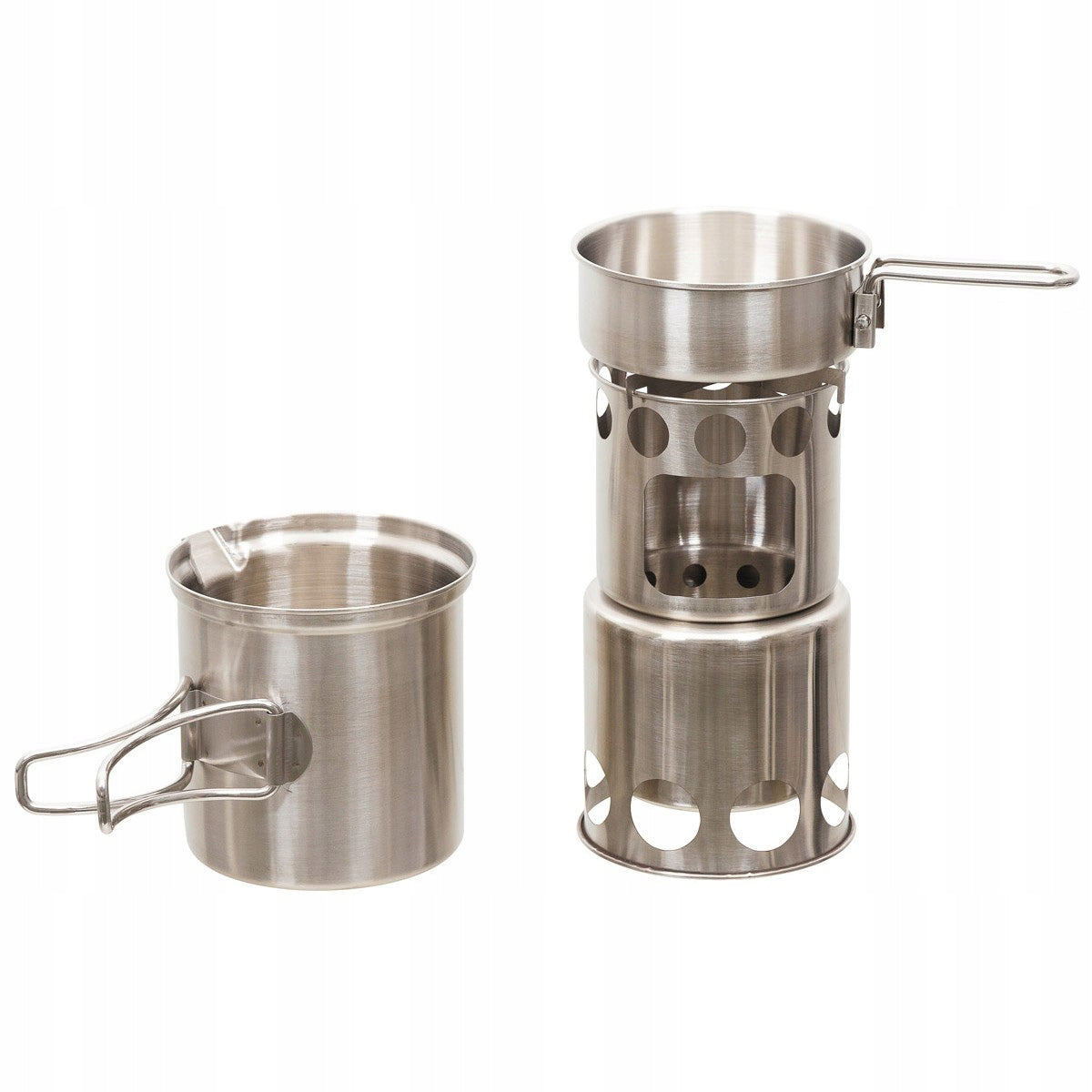 Tourist cooker with dish set Fox Outdoor Travel 4 el.