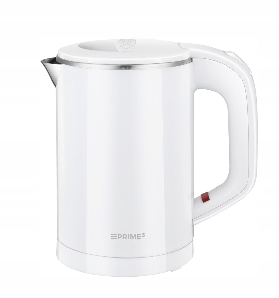Tourist electric kettle PRIME3 SEK11 800 W 0,6 l white Packaging status original
