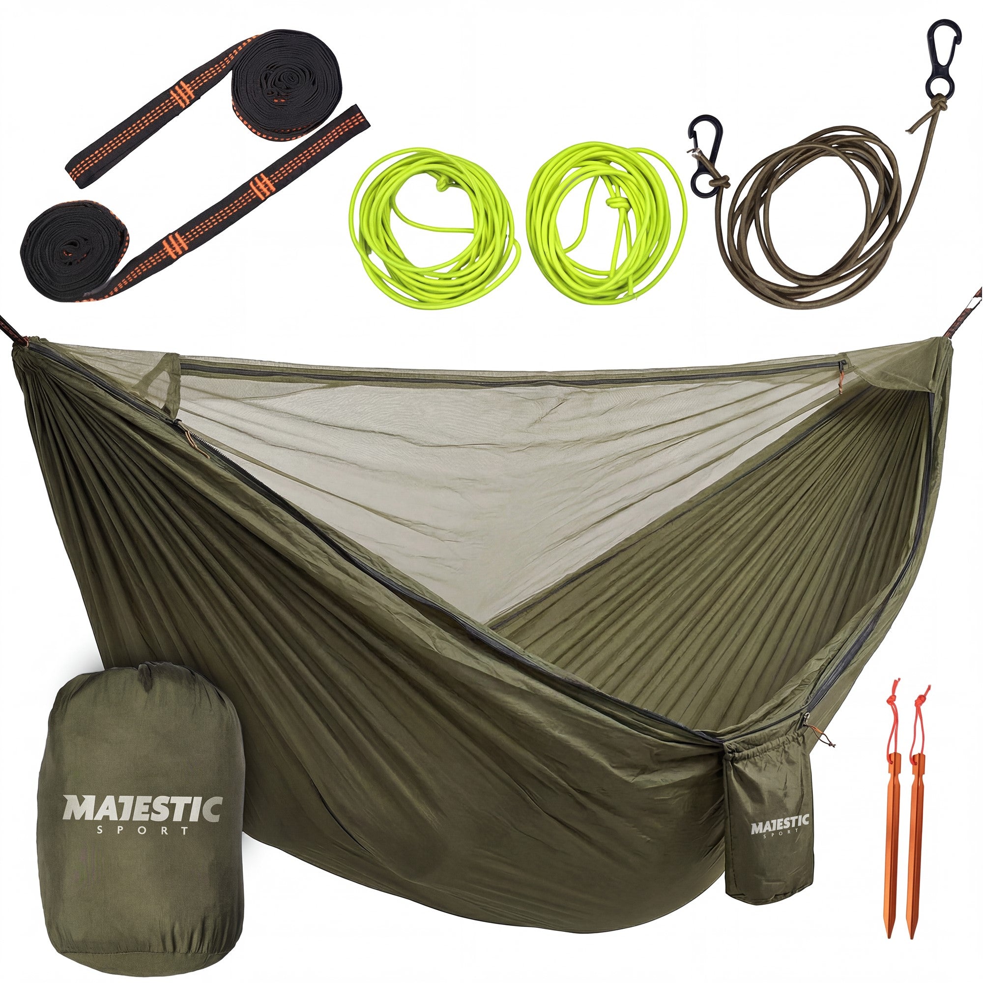 Tourist hammock with mosquito net bushcraft Majestic Sport 320x150 cm