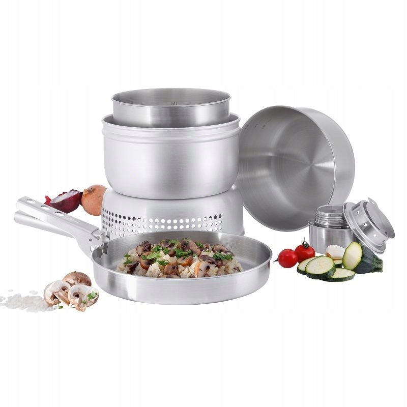 Tourist set Tatonka Multi Set + Alcohol Burner stainless steel