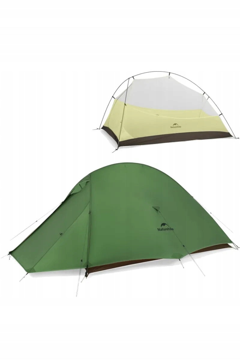 Tourist tent Naturehike Cloud Up 2 Pro 20D 2os. green