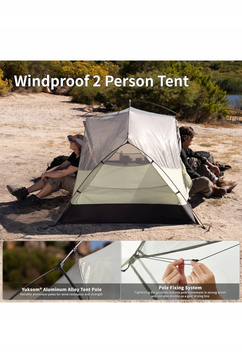 Tourist tent Naturehike Mongar Pro 20D CNK2550WS037 2os. brown Brand NATUREHIKE