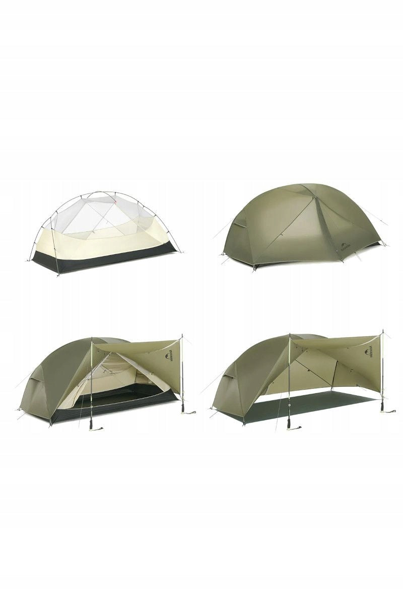 Tourist tent Naturehike Mongar Pro 20D CNK2550WS037 3os. green Packaging status original
