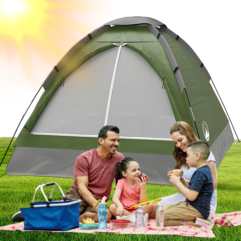 Tourist tent for two people – waterproof, quick to unfold Packaging status original