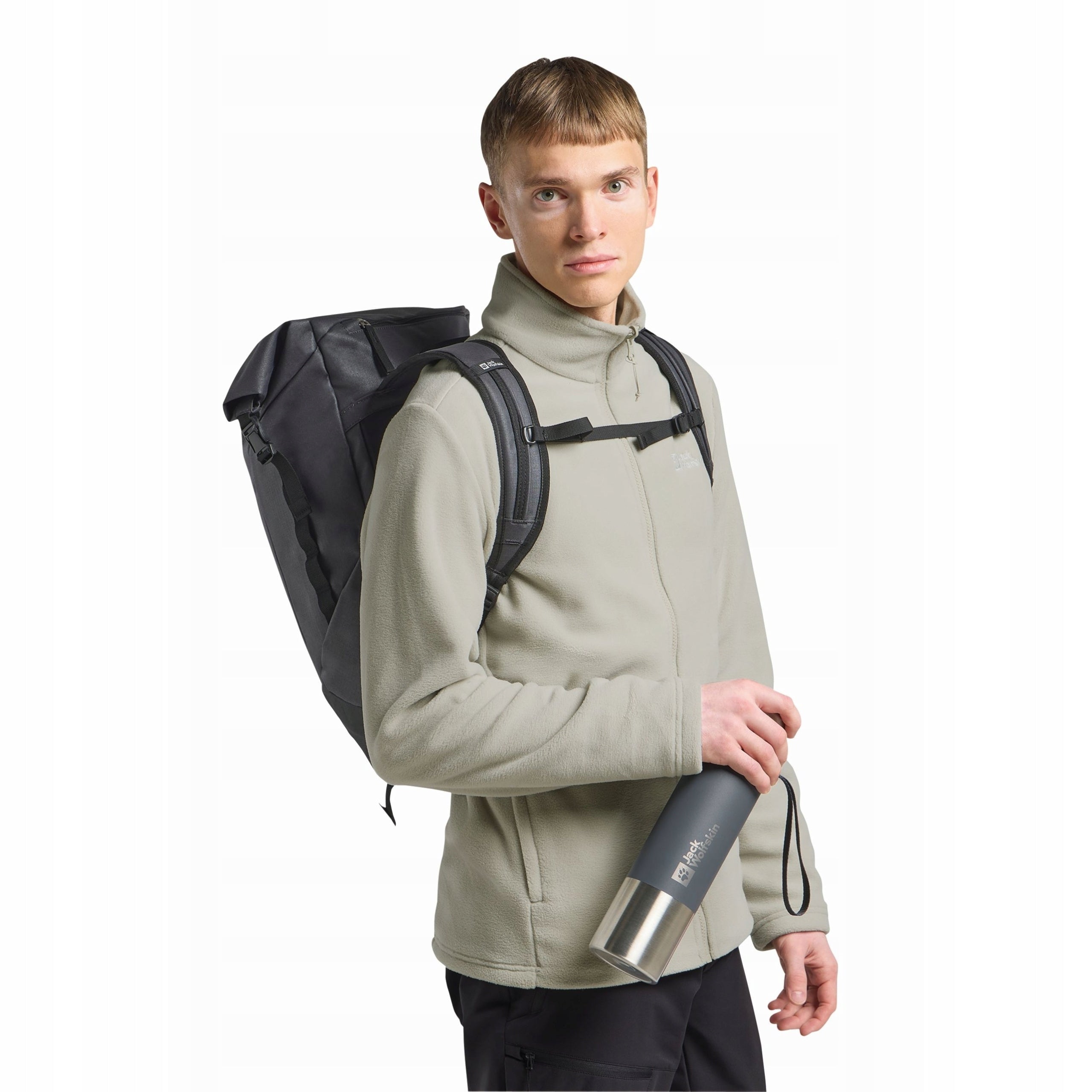 Tourist thermos Jack Wolfskin SAIMA INSULATED 0,85 L asphalt Manufacturer code A63996_6168_OS