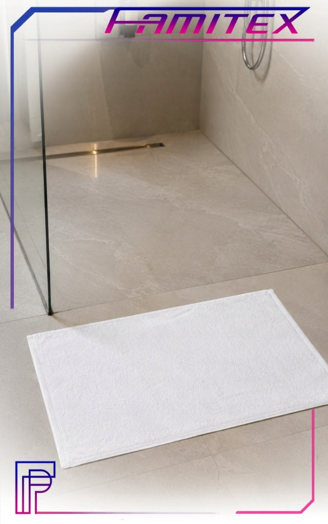 Towel foot bathroom rug hotel 50x70 for bathroom 650g Famitex Manufacturer code FAMITEX Ręcznik Stopka Dywanik Rosa 50x70