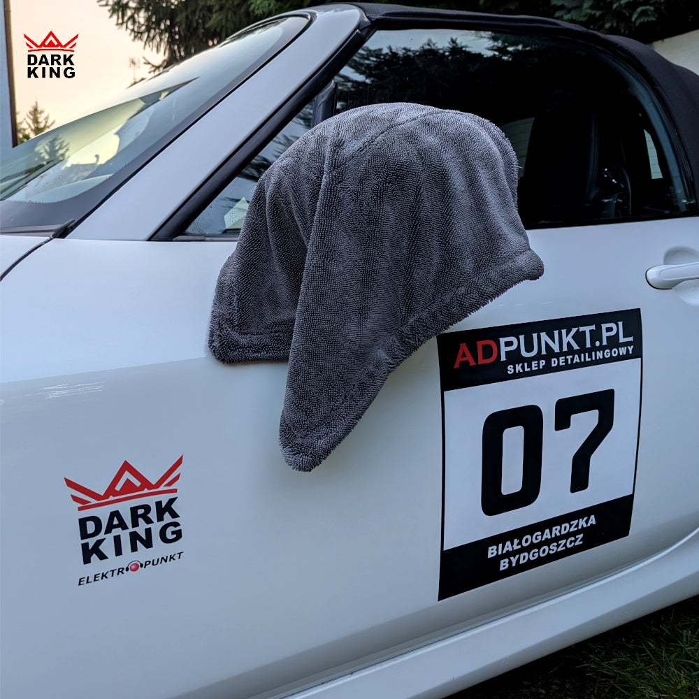 Towel for drying car Dark King microfiber S 40x40 1200gsm Packaging status original