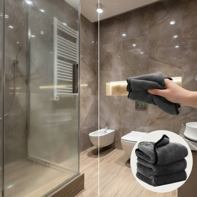 Towel for shower cabin glass without streaks microfiber 60x90 Manufacturer code mikrofibra40x50
