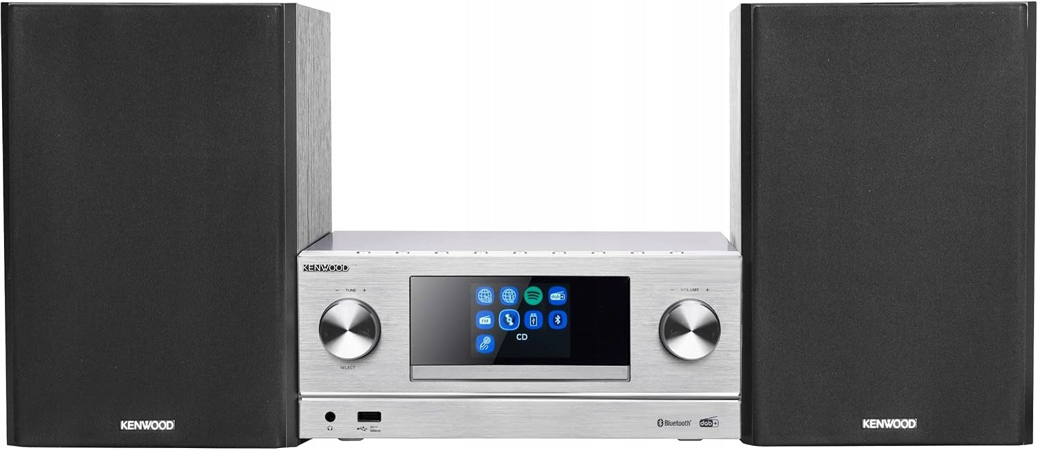 Tower Kenwood M-9000S-B CD Bluetooth USB WIFI DAB+ FM 2x50W black Manufacturer code M-9000S-B