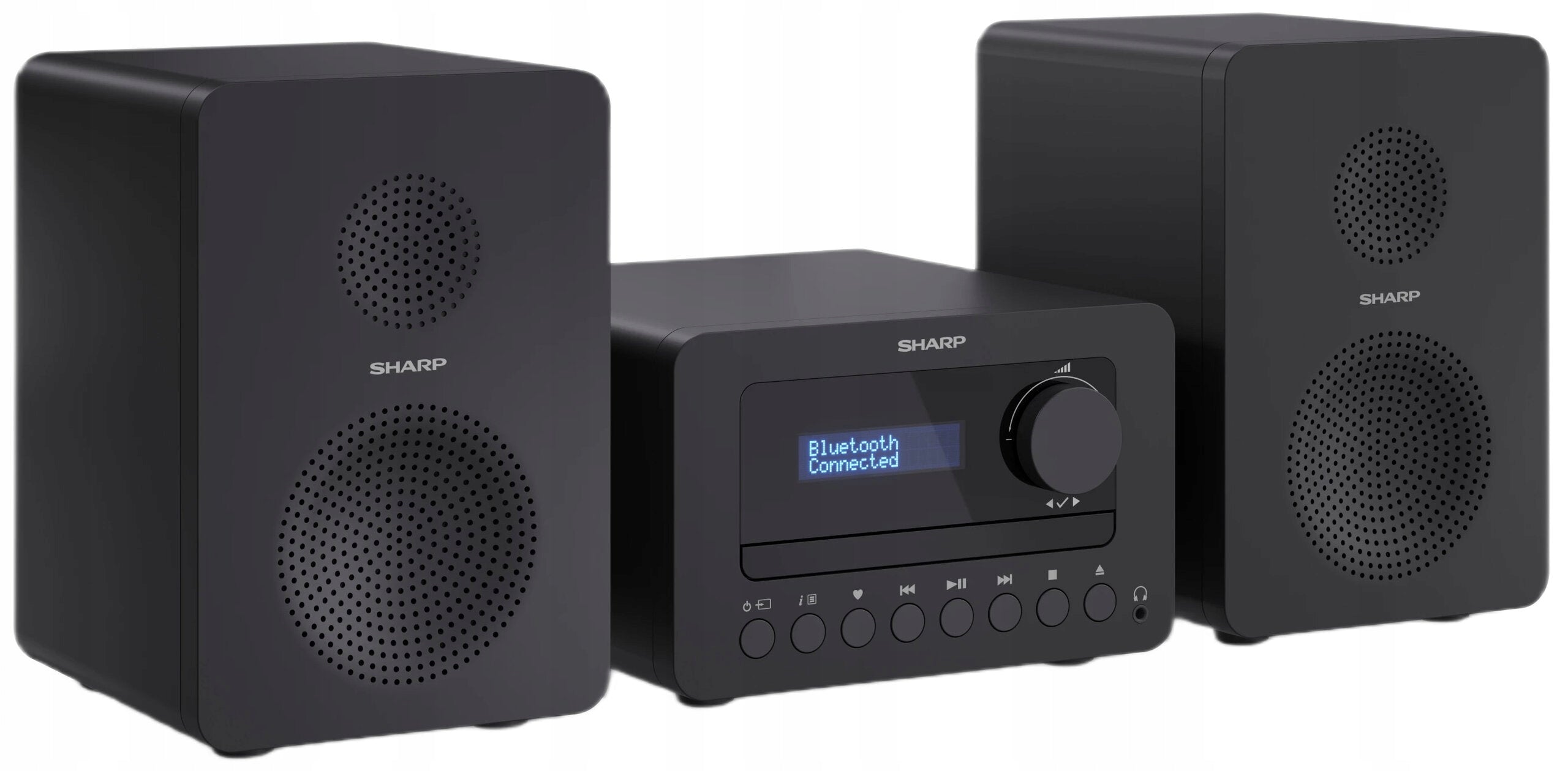 Tower SHARP XL-B514 BK Black Media played CD Audio USB media