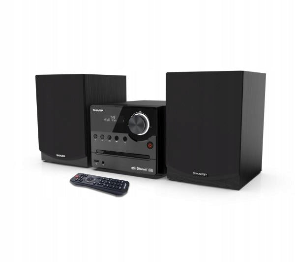 Tower Sharp XL-B517D 15W Bluetooth FM Radio DAB+ CD USB Black