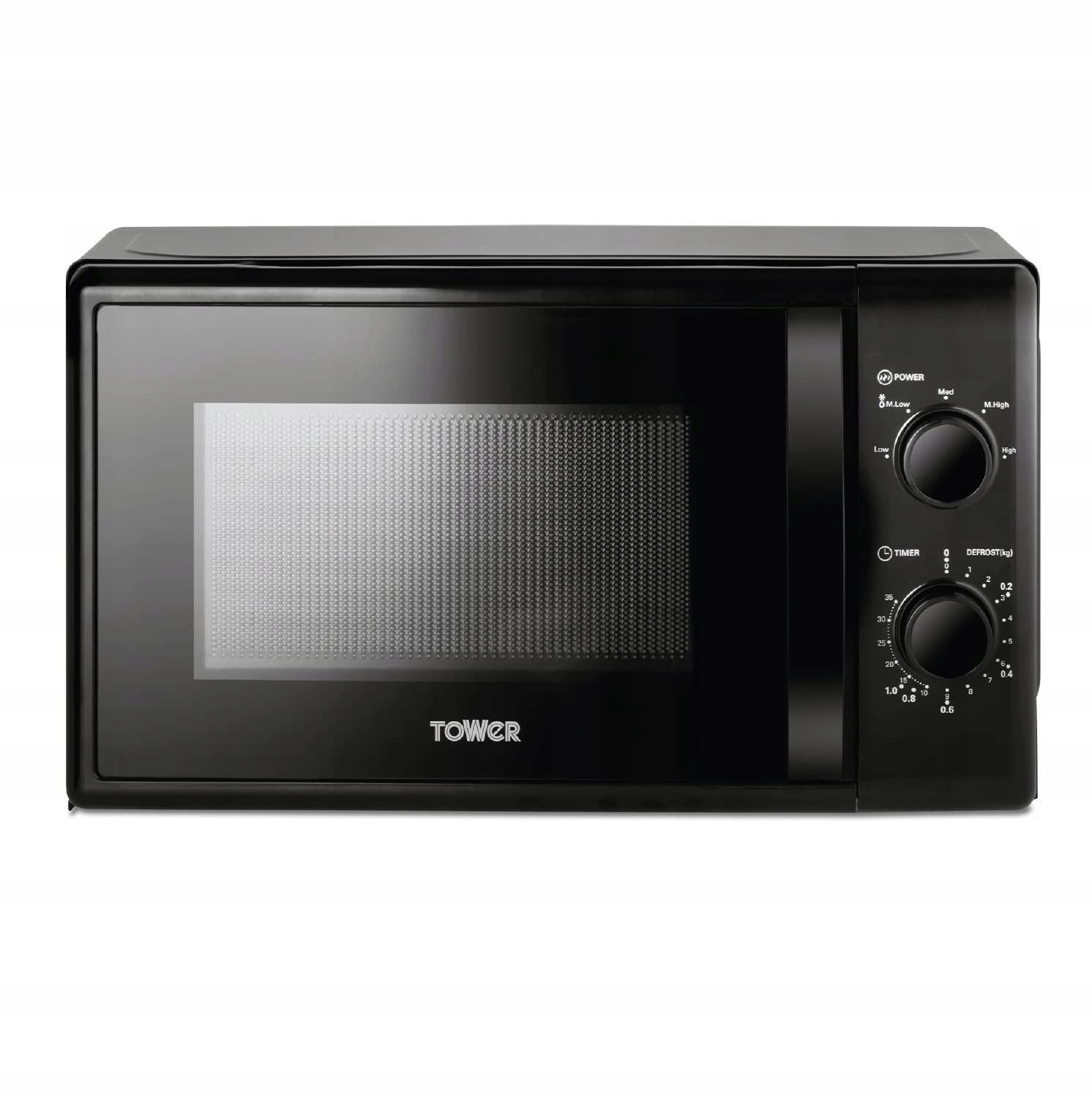 Tower T24034BLKVDE Microwave Oven 20L 700W black timer