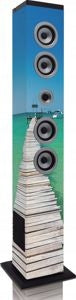 Tower-Tower Ices IBT-6 USB SD Radio Bluetooth PILOT 4 SPEAKERS + SUBWOOFER Brand iCes