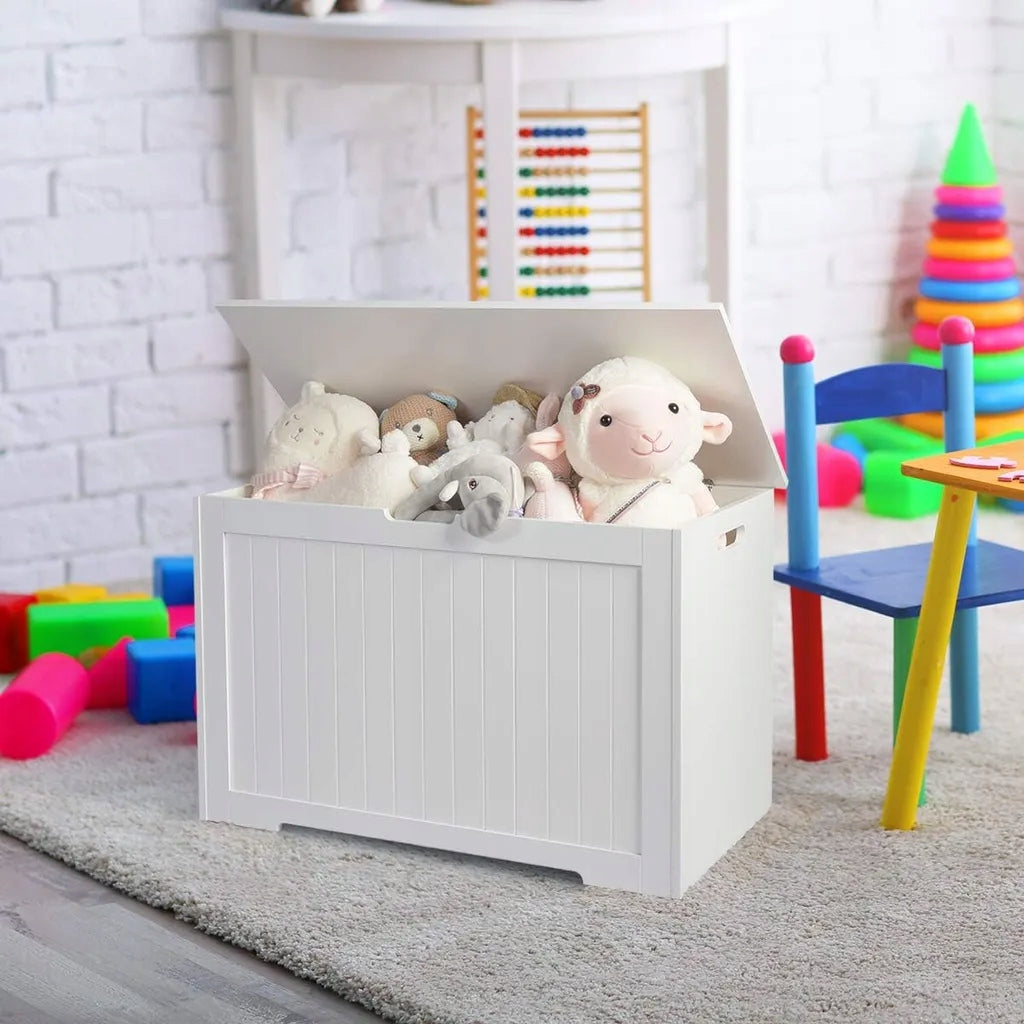 Toy box for children 2 in 1 113L, toy cabinet 76x40,5x48 cm Manufacturer code HW65699WH
