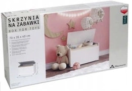 Toy chest 70x35x40cm WHITE Meblomaster