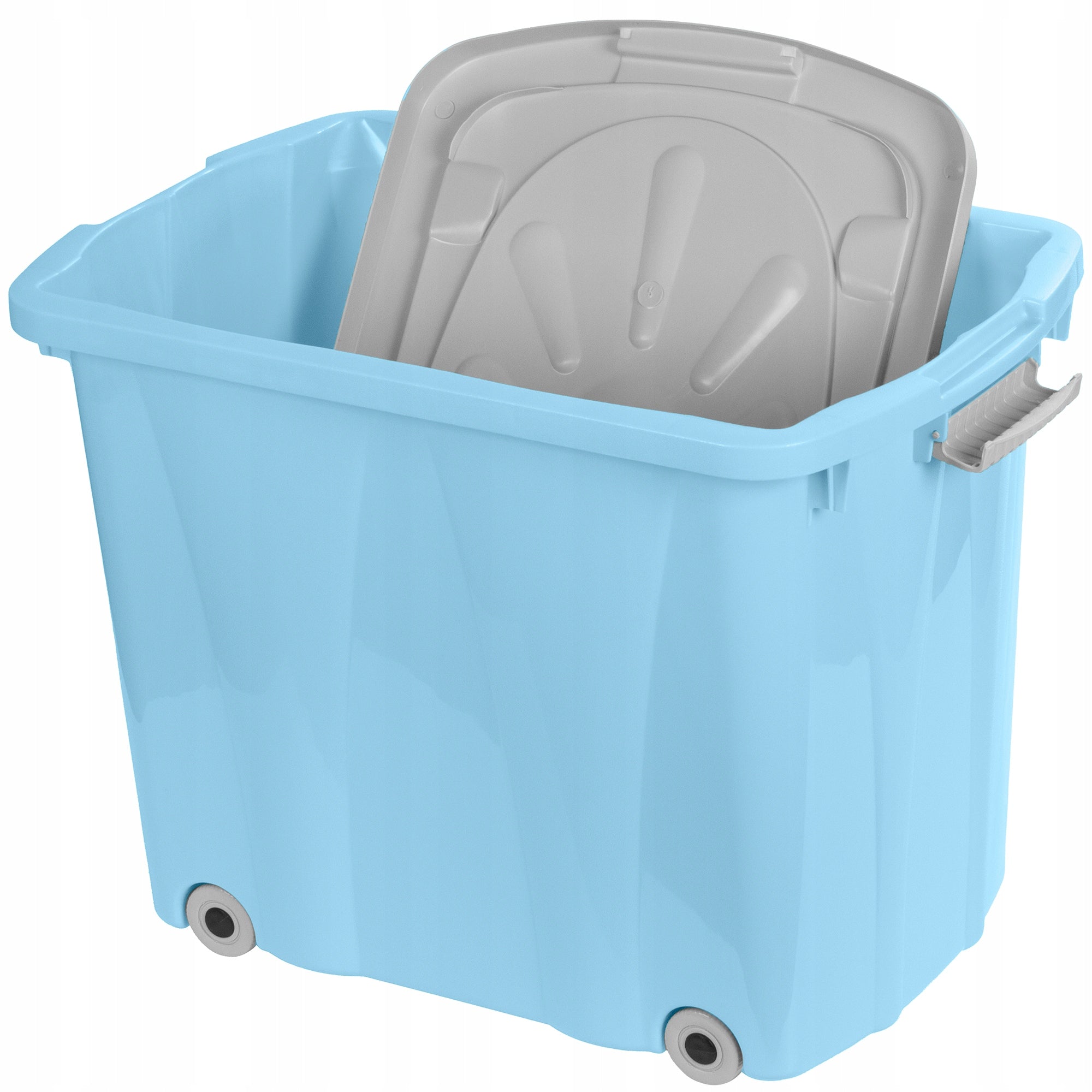 Toy container CLIPPER HIGH BLUE-GRAY 60L box trunk LARGE PL EAN (GTIN) 5904458242041