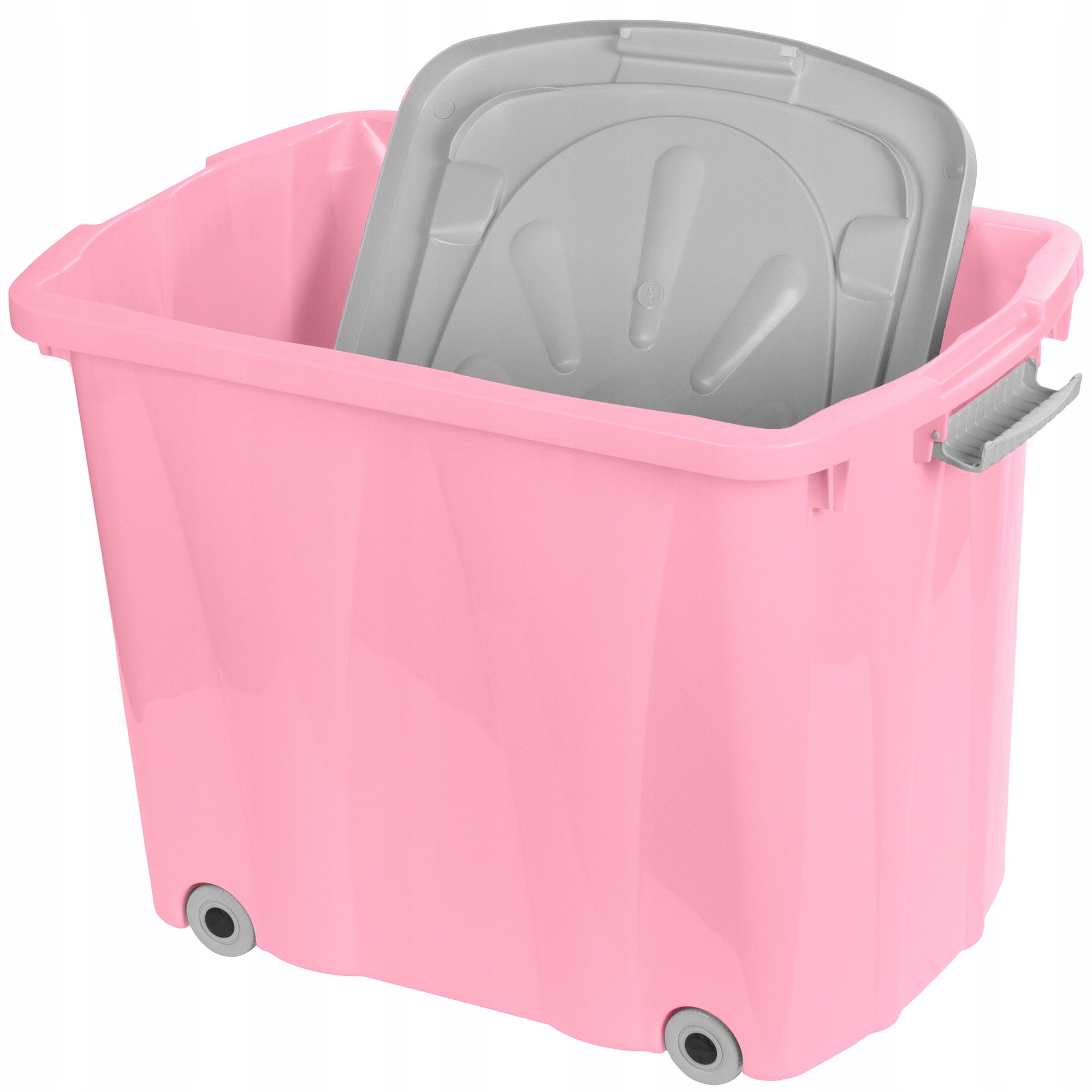 Toy container KLIPER HIGH PINK-GRAY 60L box trunk LARGE PL EAN (GTIN) 5904458242126