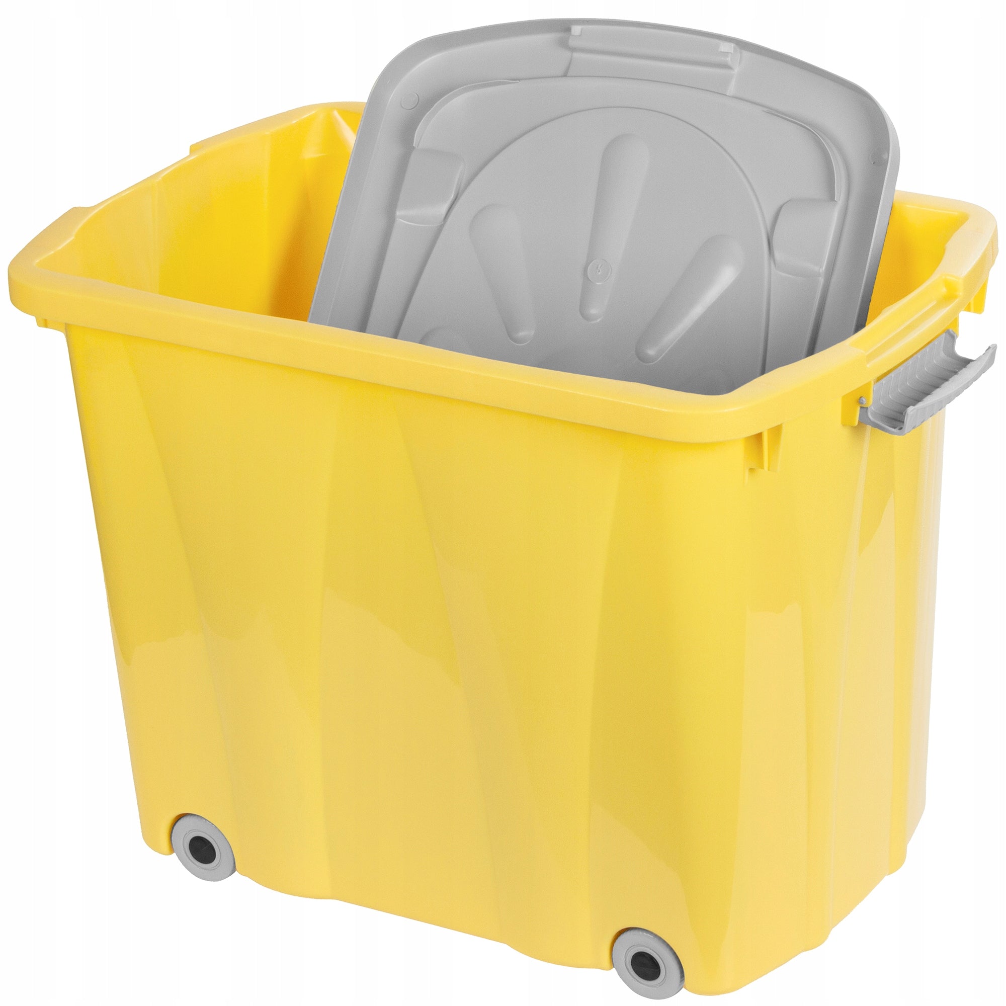 Toy container large CLIPPER HIGH YELLOW-GRAY 60L box trunk LARGE EAN (GTIN) 5904458242195