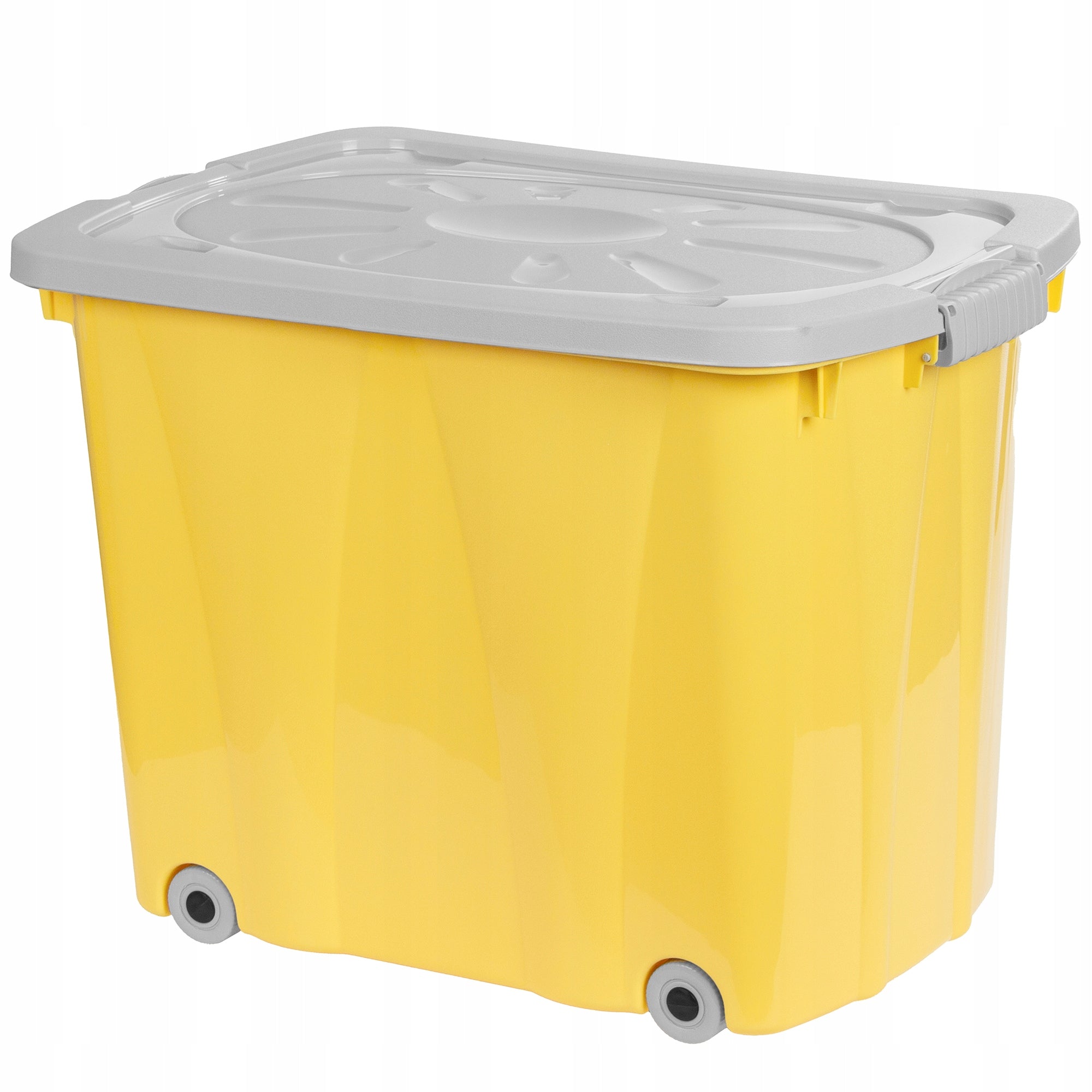 Toy container large CLIPPER HIGH YELLOW-GRAY 60L box trunk LARGE