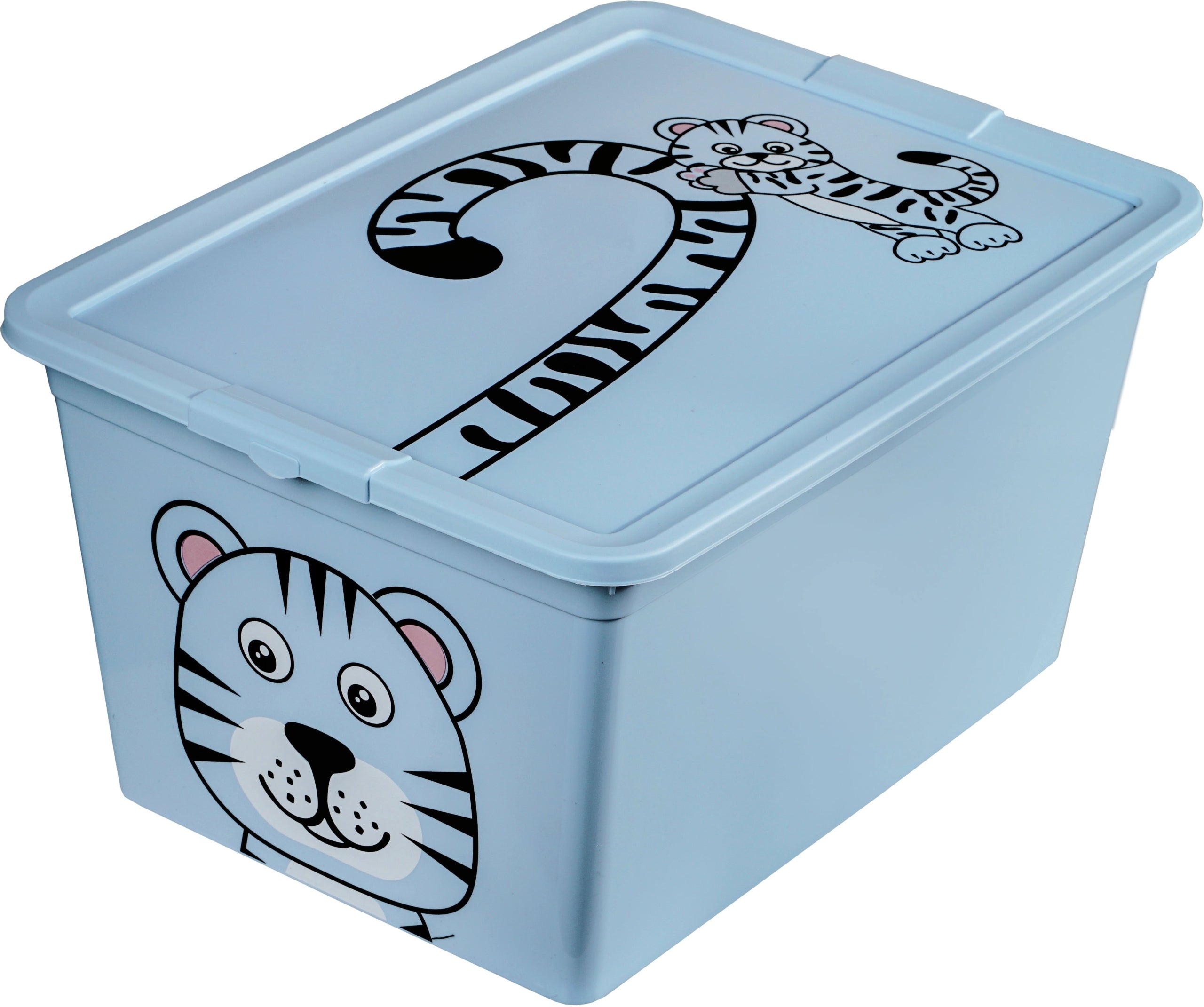 Toy container with lid Tiger BranQ 15 l 1 pc.