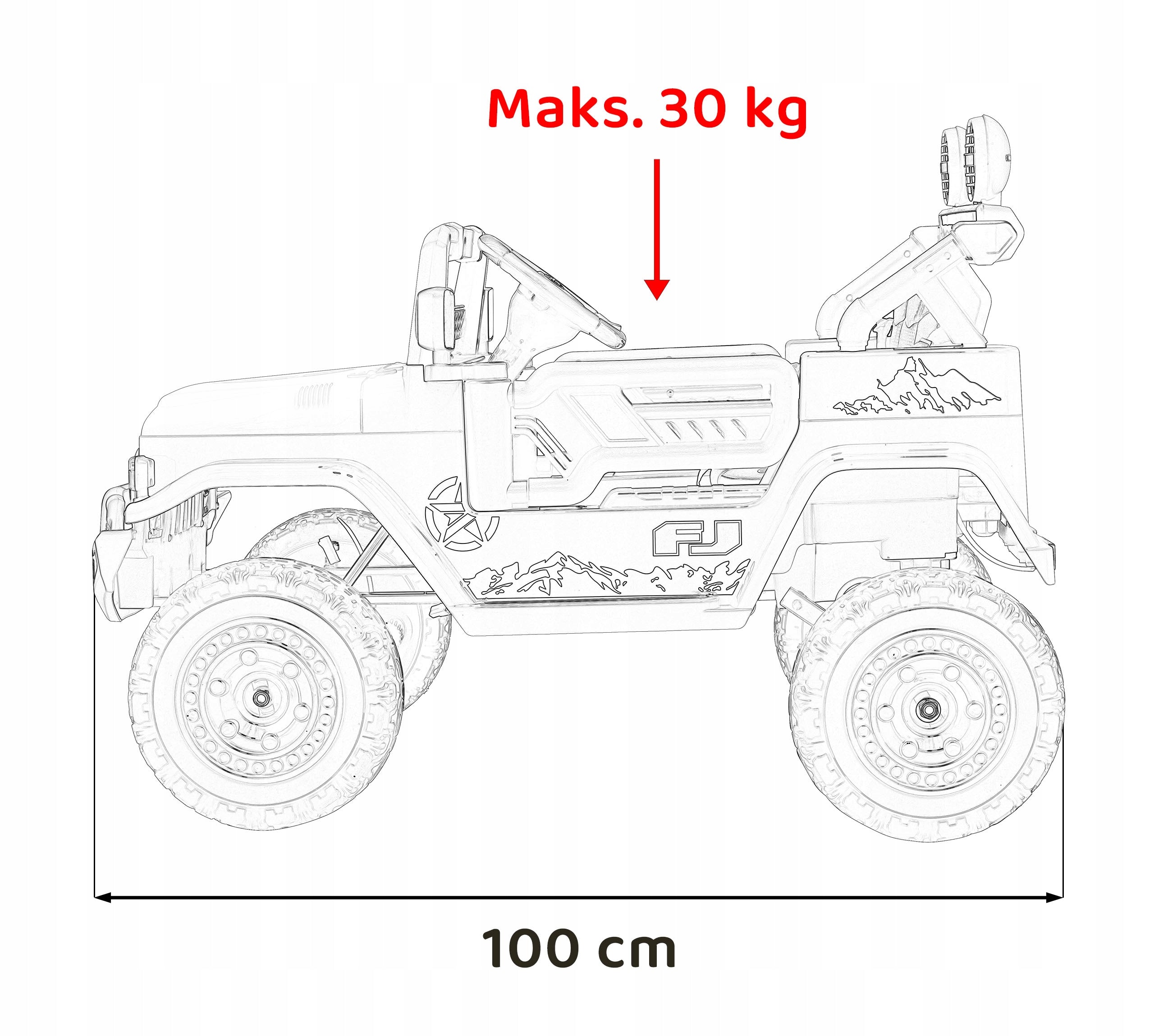 Toyota FJ Cruiser for Kids Beige Remote Control Drive 4x4 Audio LED EVA Color beige