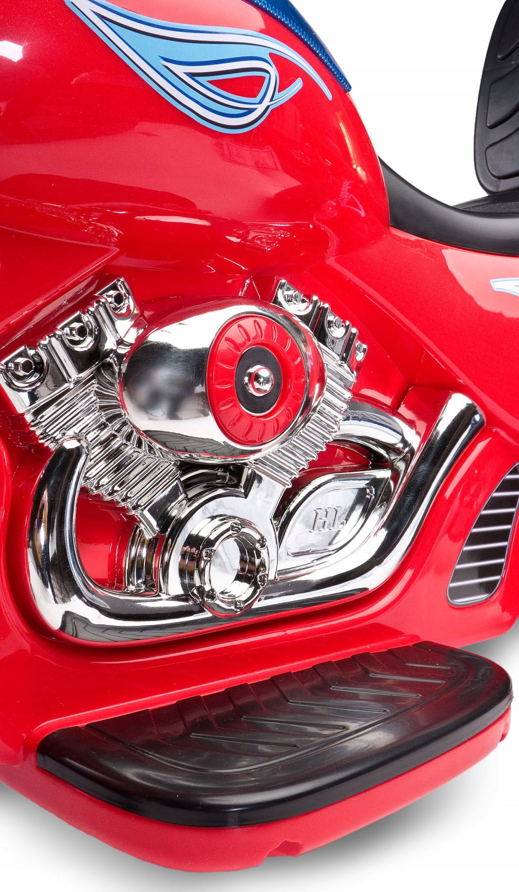 Toyz Rebel vehicle, battery-powered motorcycle | Red Batteries included yes