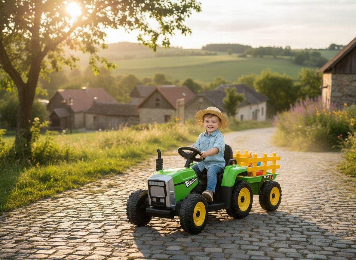 Tractor Battery Operated For Kids 2x45 Watt Remote Control Soft Wheels Manufacturer code 28166