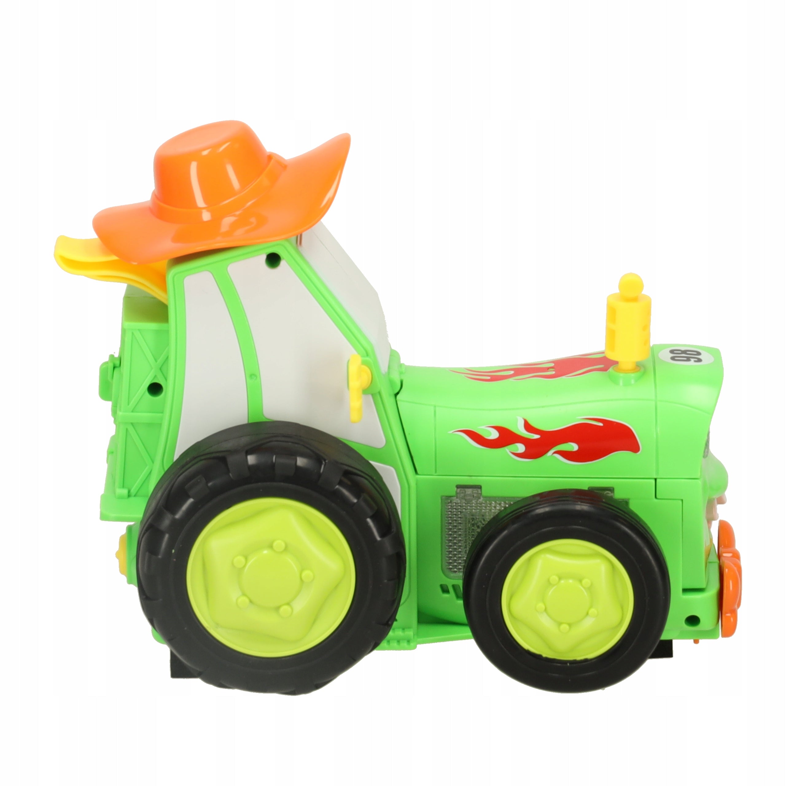 Tractor tractor remote controlled Ikonka green jumping with battery Manufacturer code KX4614_1
