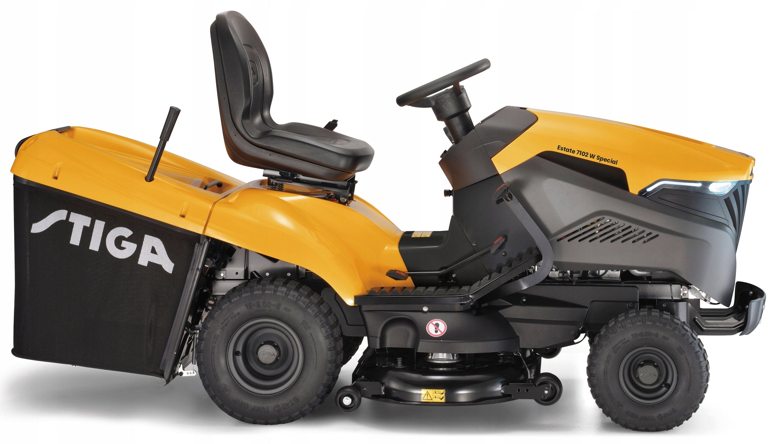 Tractor with Basket STIGA Estate 7102 W Special Honda MAX 21 HP 102 cm Set Model Estate 7102 W Special
