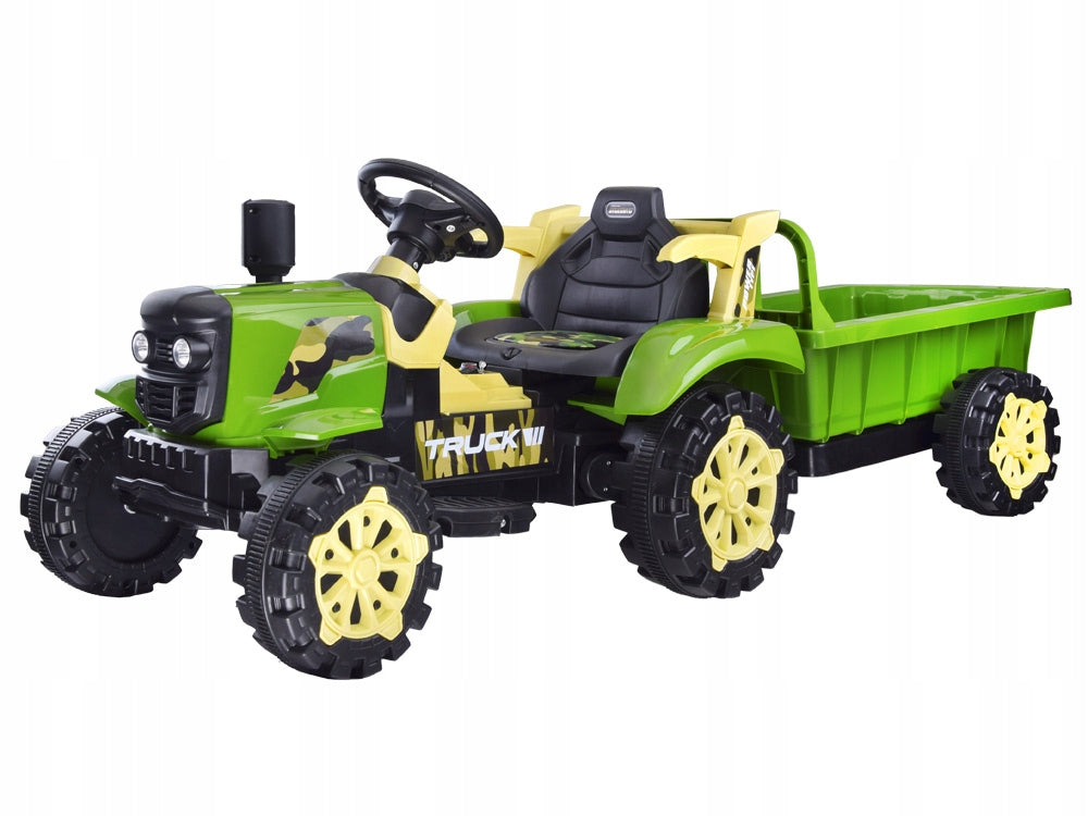 Tractor with battery trailer lights up PA0234 Brand Jokomisiada