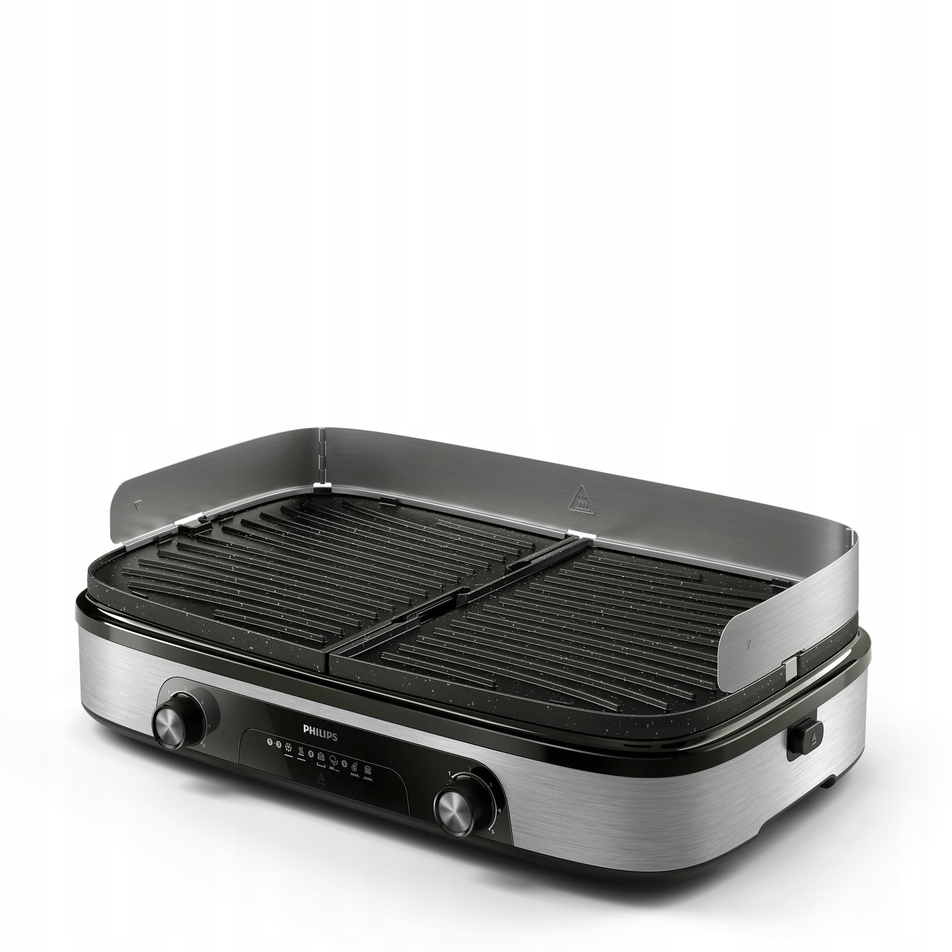 Traditional electric grill Philips HD6222/90 silver 2400 W