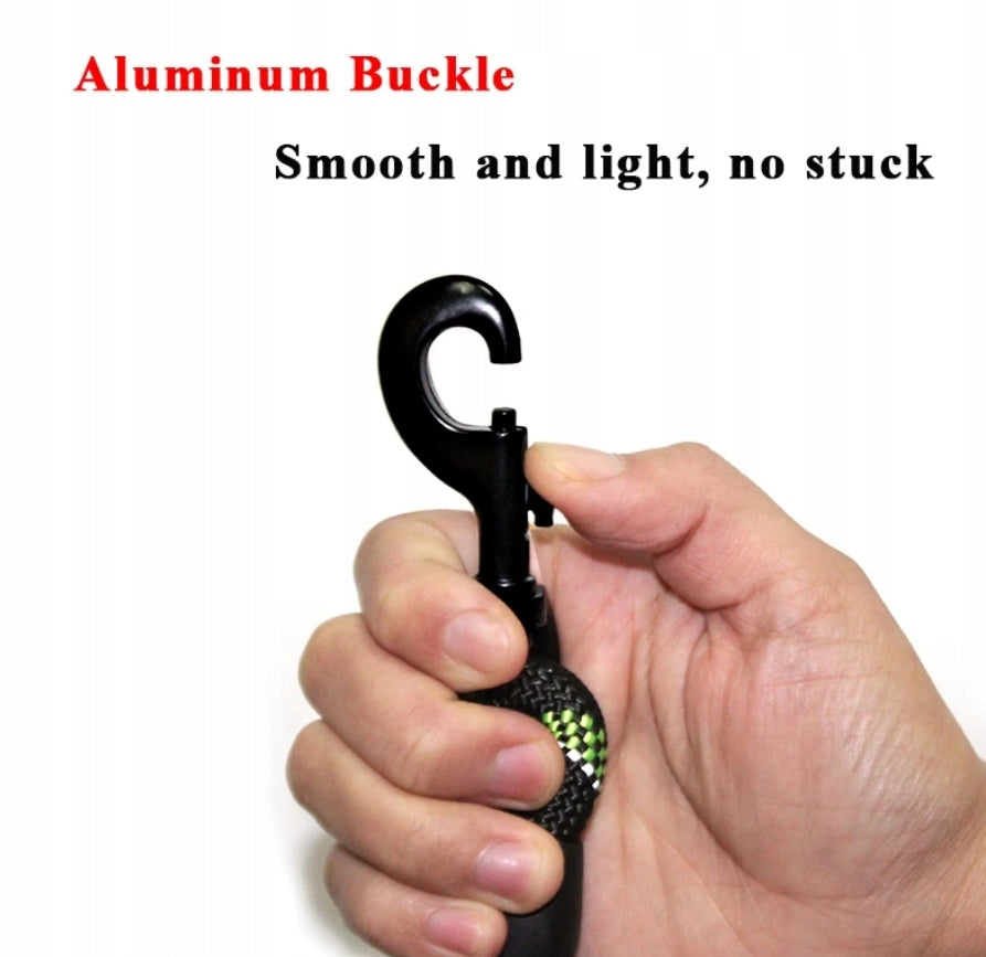 Traditional leash strong and durable Reflective seams cord BLUE Trade name smycz treningowa z wygodnym uchwytem dla małych średnich dużych psów