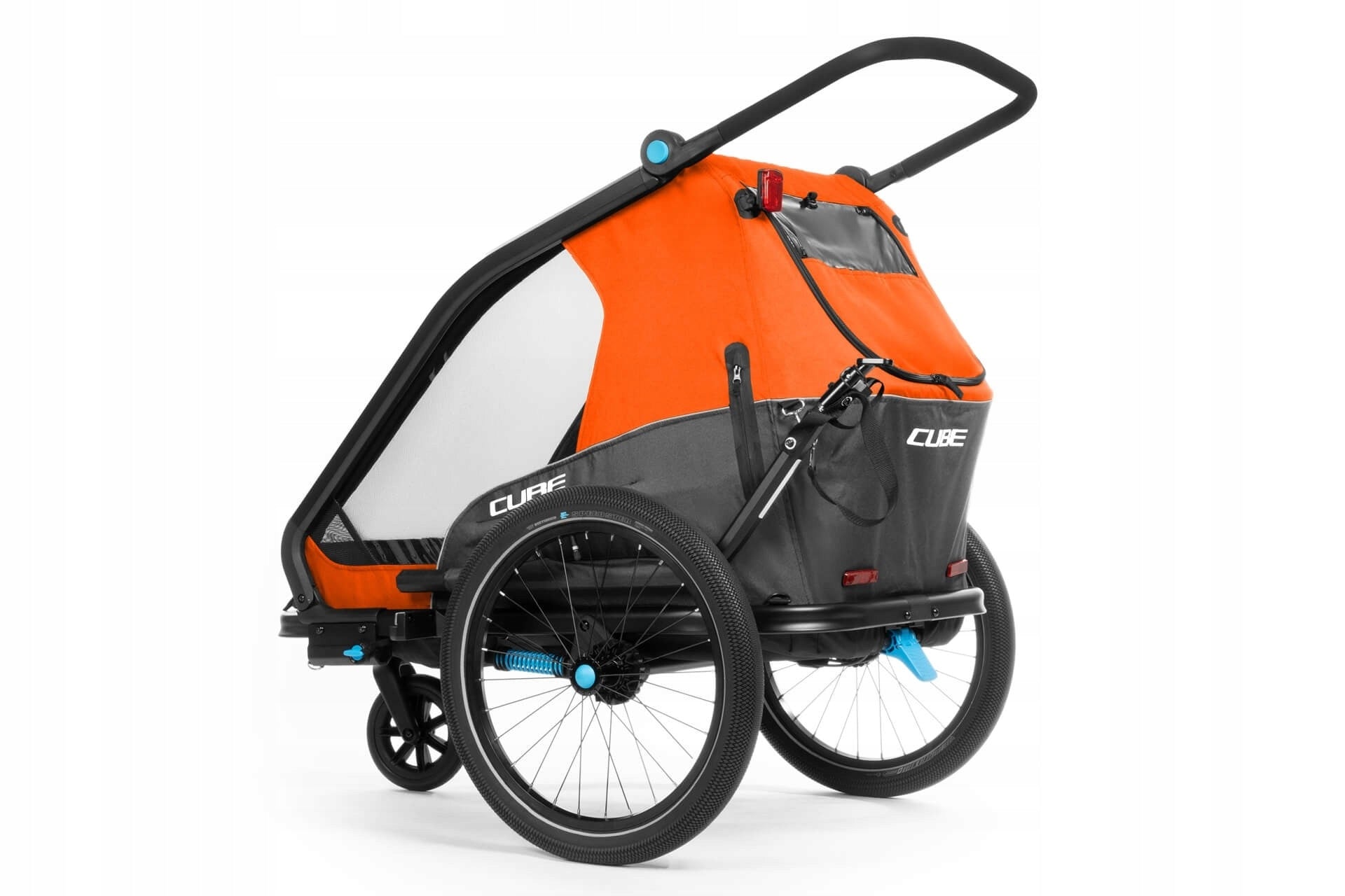 Trailer Cube Kids Trailer Double CMPT X Actionteam grey'n'orange Manufacturer code 12846