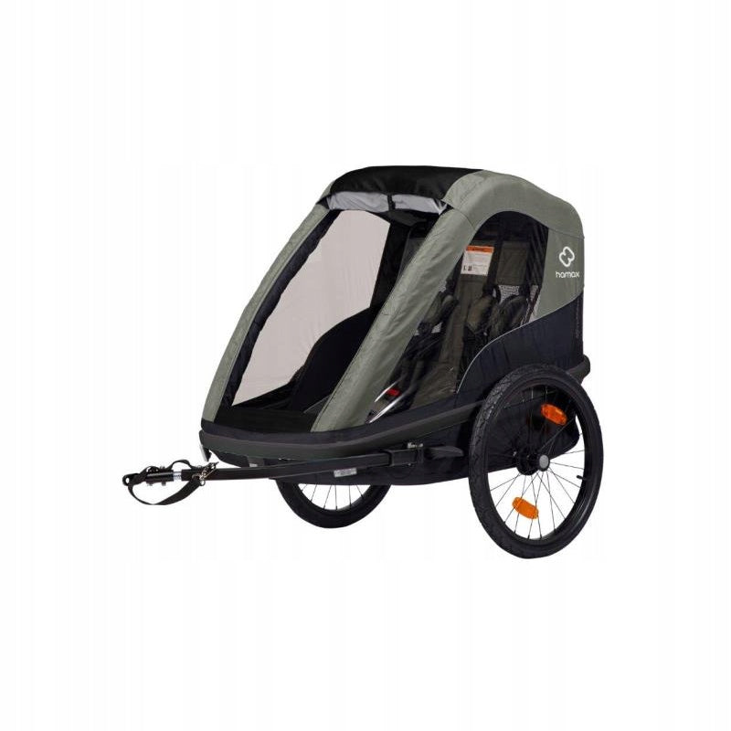 Trailer Hamax avenida one olive with shock absorption ORIGINAL