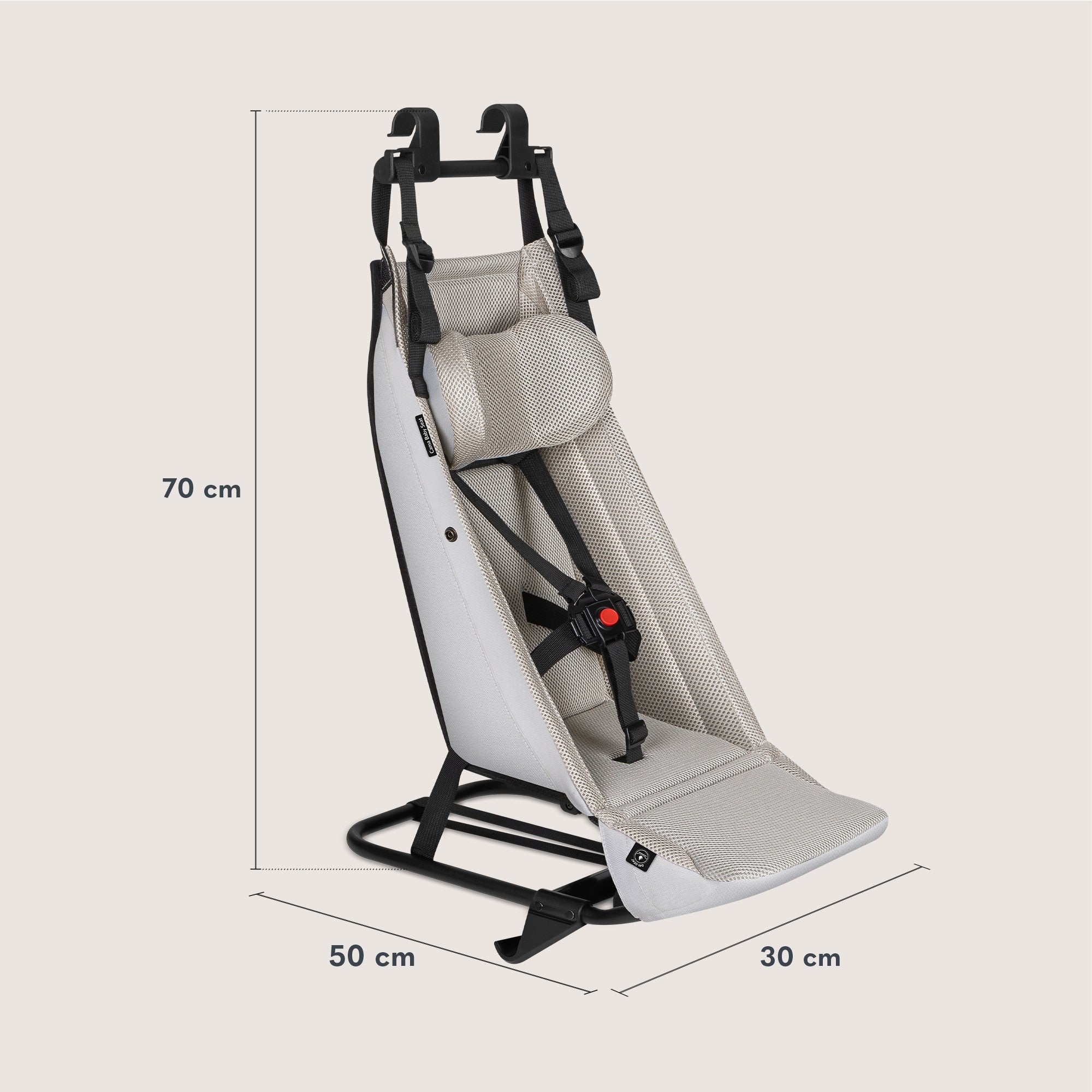 Trailer trolley hammock for younger children up to 70cm BELTS Lionelo Cama Maximum load 10 kg