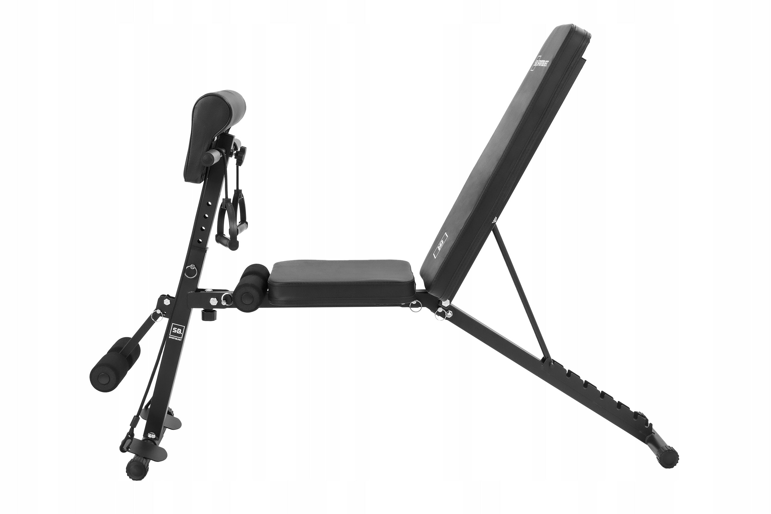 Training Bench Exercise Bench Multifunctional Folding Adjustable For for biceps muscle for crunches for back for chest muscles for triceps muscle for barbell multifunctional