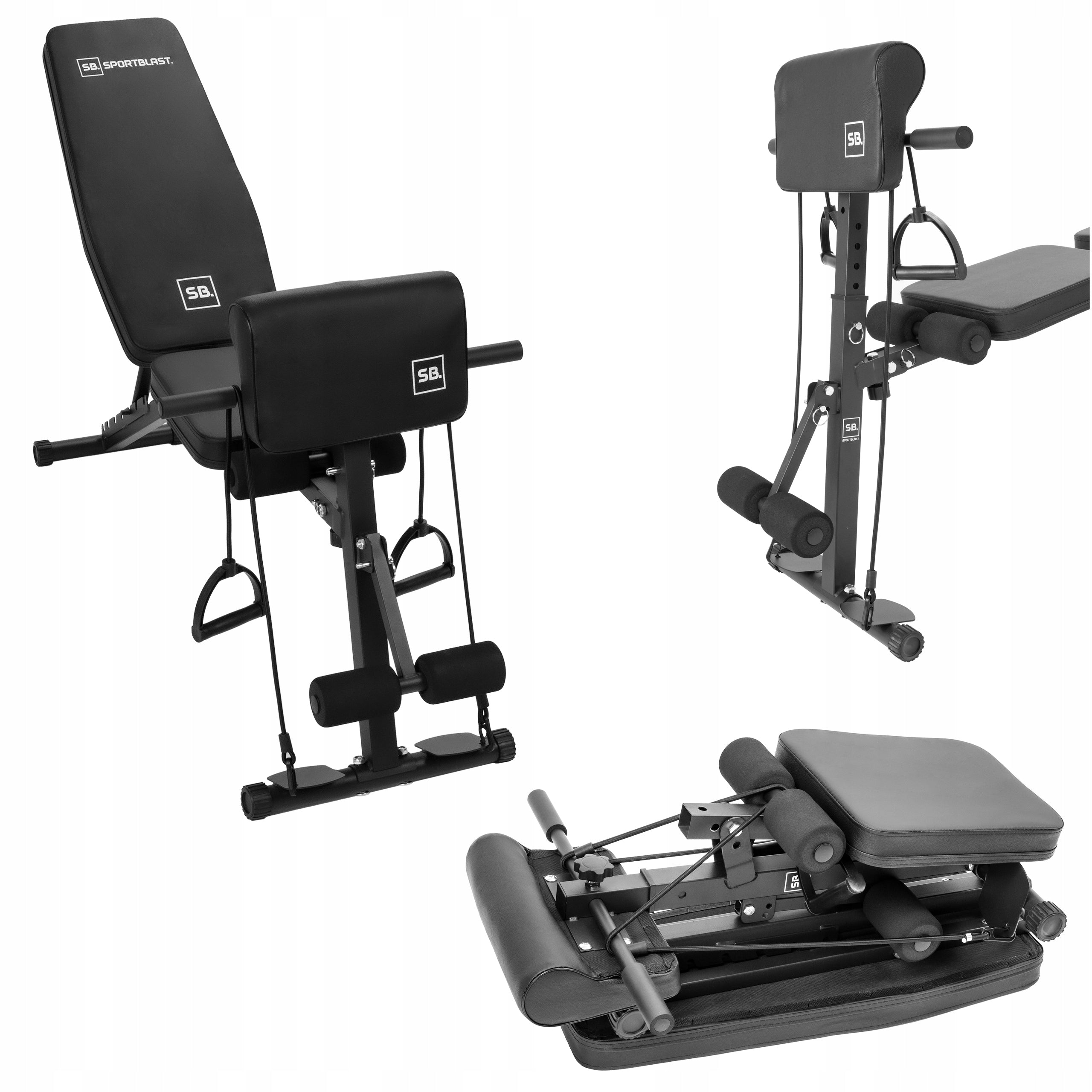Training Bench Exercise Bench Multifunctional Folding Adjustable