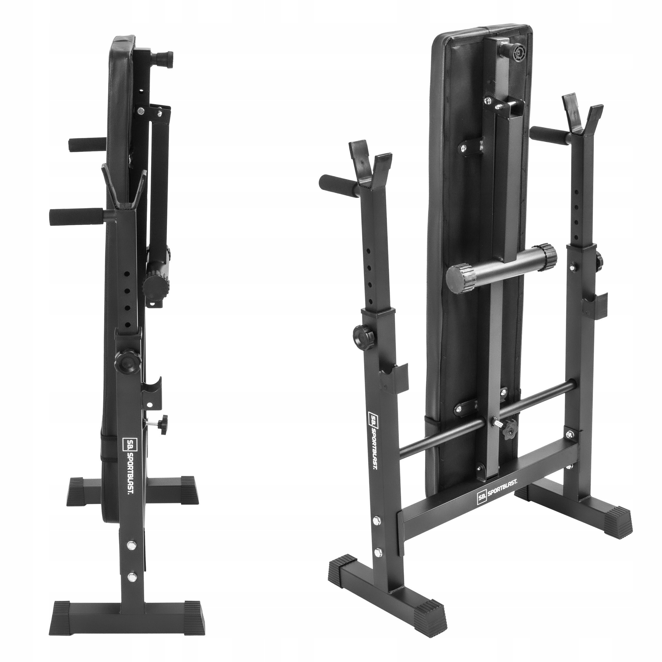 Training Bench Flat Exercise Bench Folding with Stands Model PS