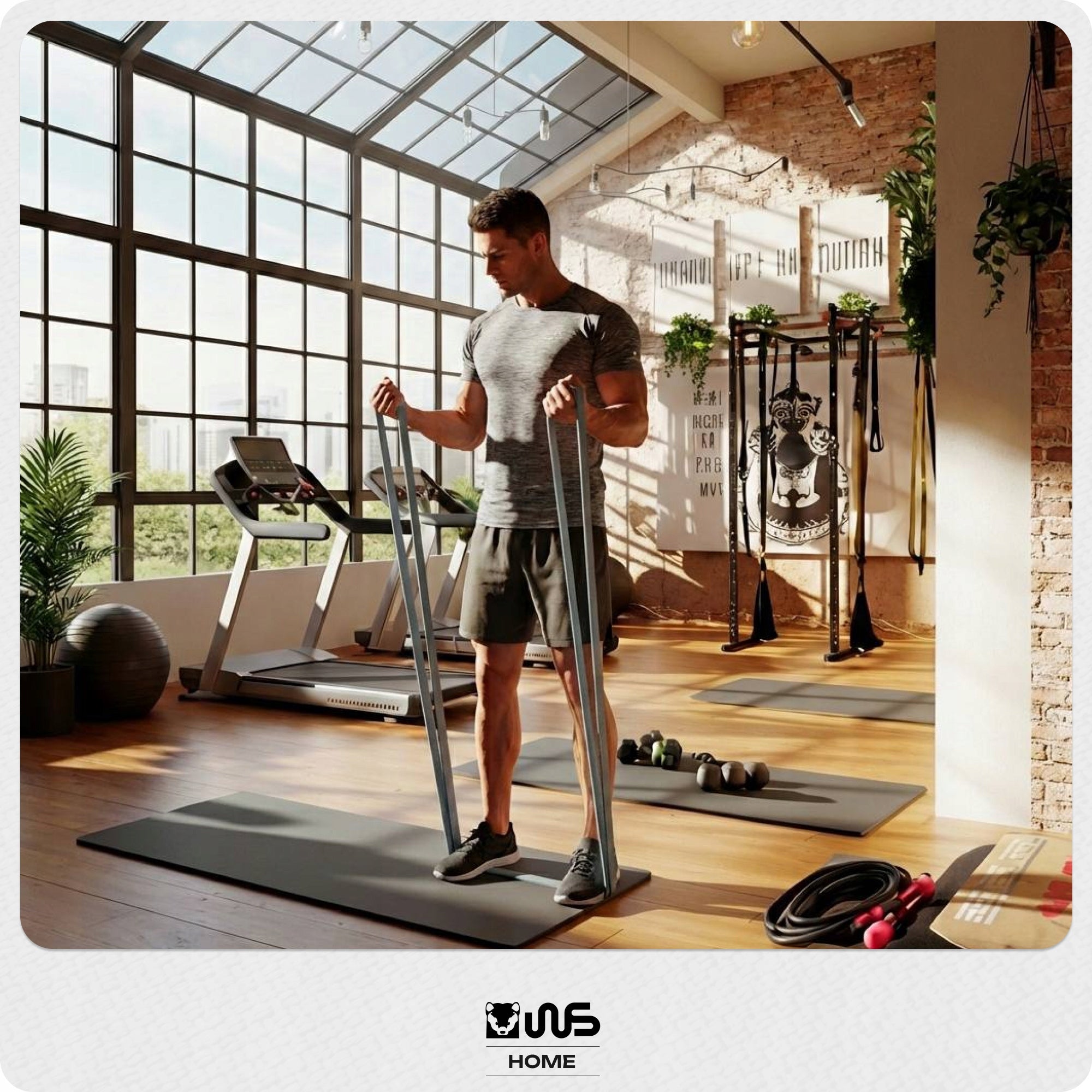Training Rubbers Fitness Resistance Set of 3 Textile Gym Pilates Brand no brand