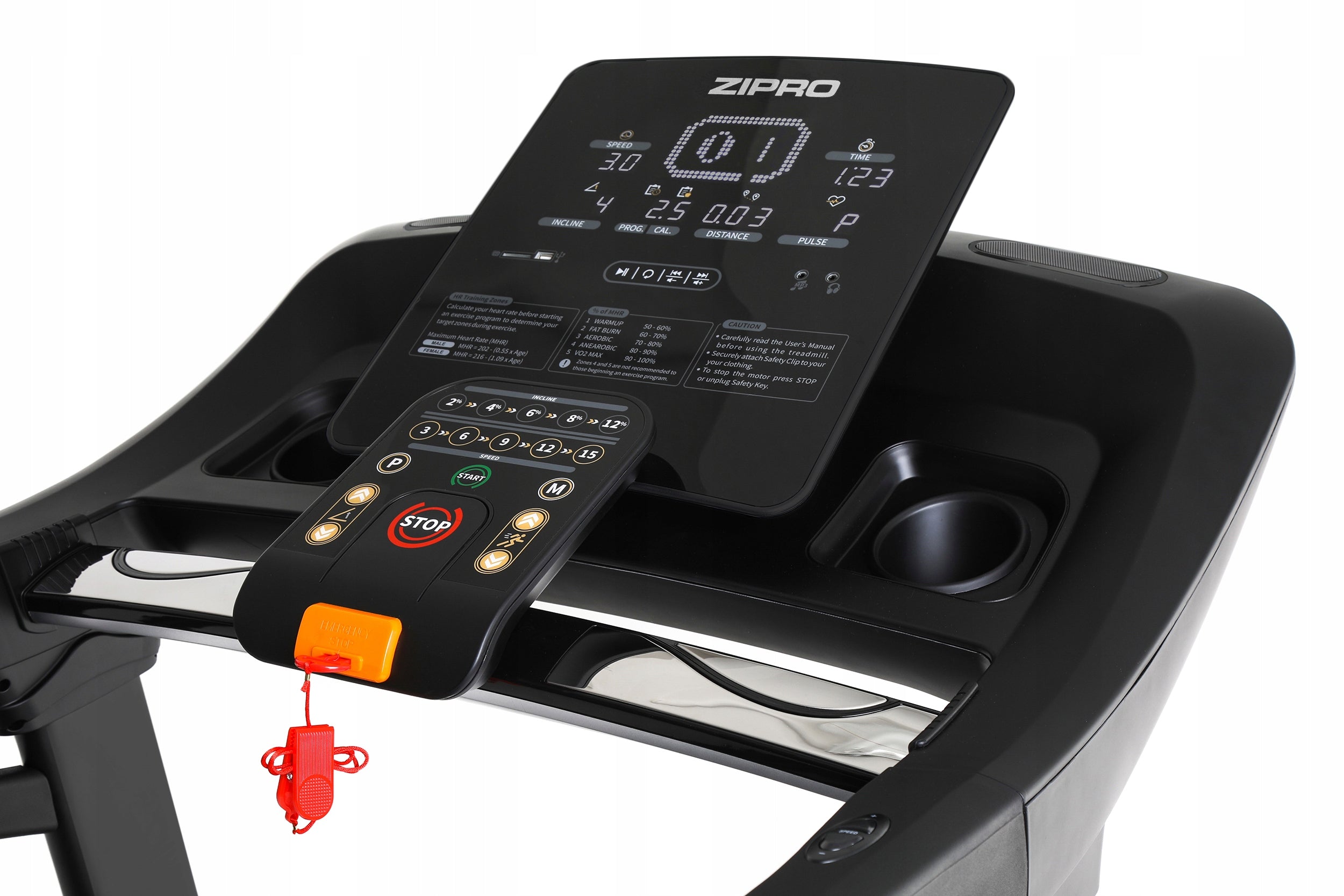 Training Treadmill Electric Slope Angle Adjustment - Dream Zipro Brand Zipro