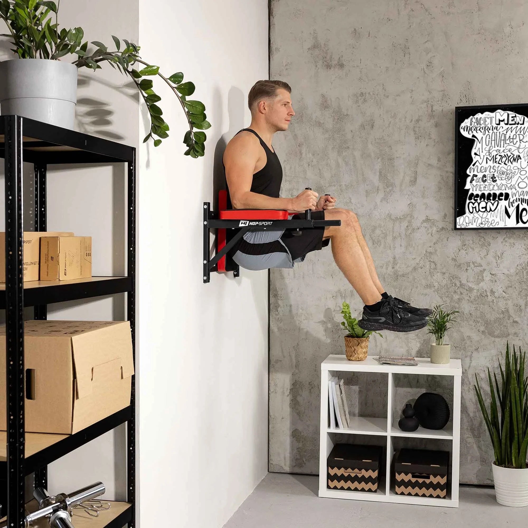 Training Wall Handrails Adjustable for Abdominal Exercise Dip Handles Maximum user weight 100 kg