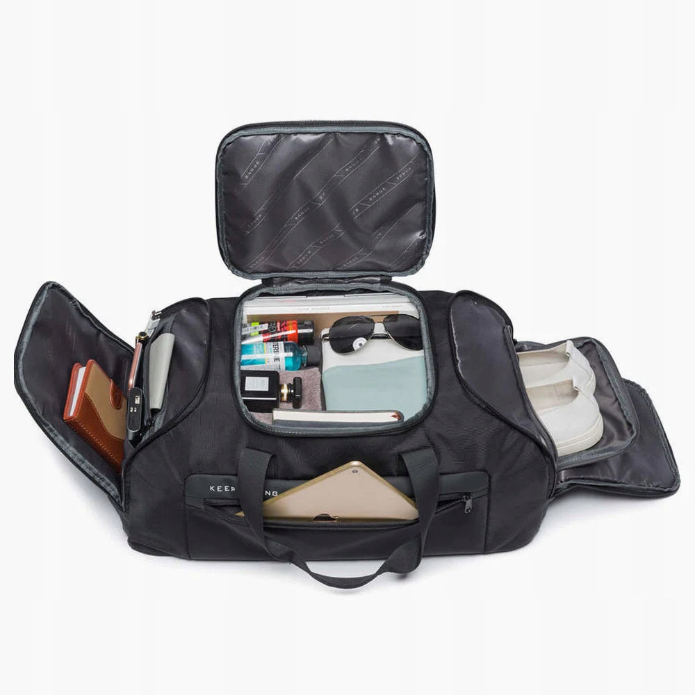 Training sports bag with 2in1 BACKPACK function with shoe compartment – 40L Volume 40 l