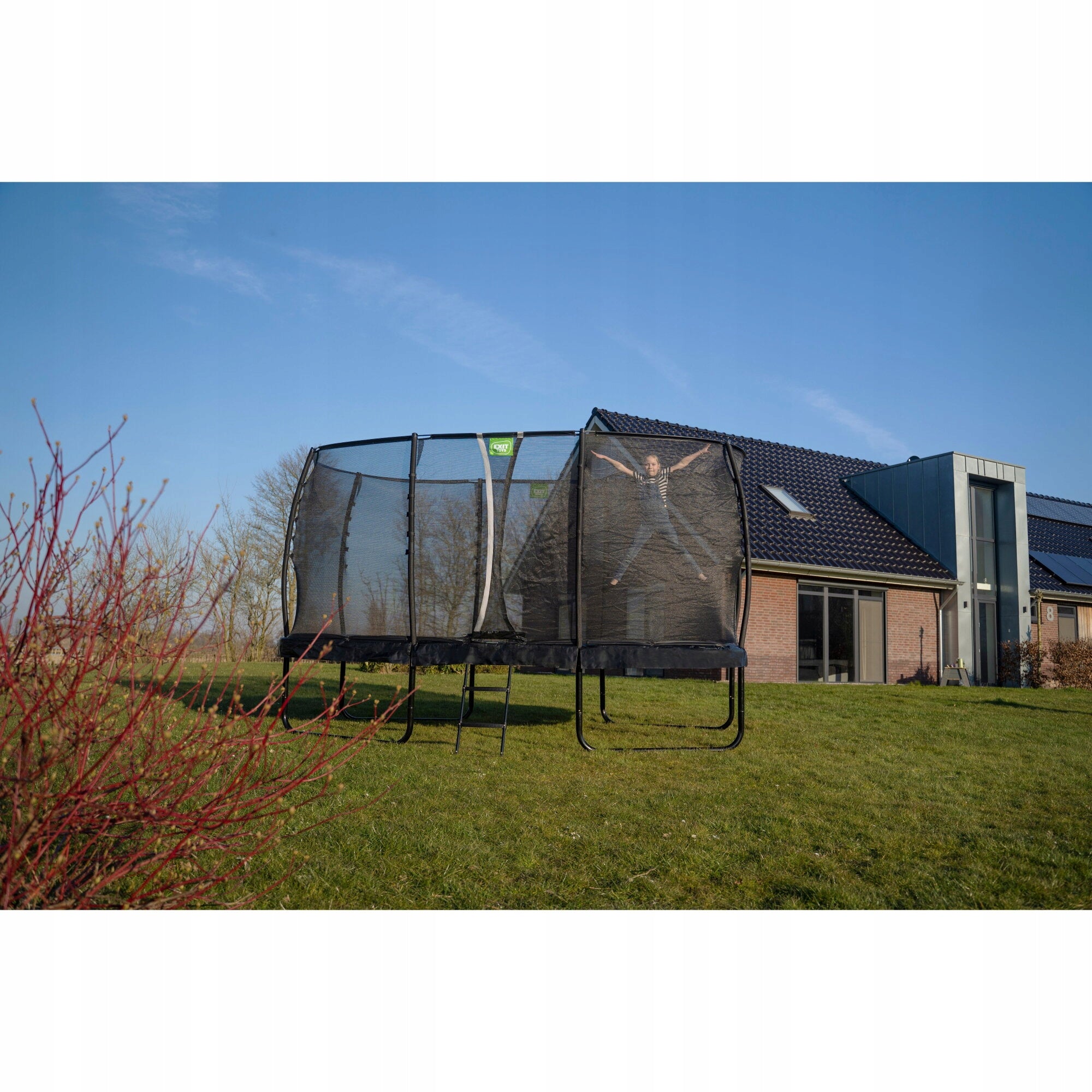 Trampoline Allure Premium EXIT 244x427cm - green Size (ft) 14 (427-435 cm)