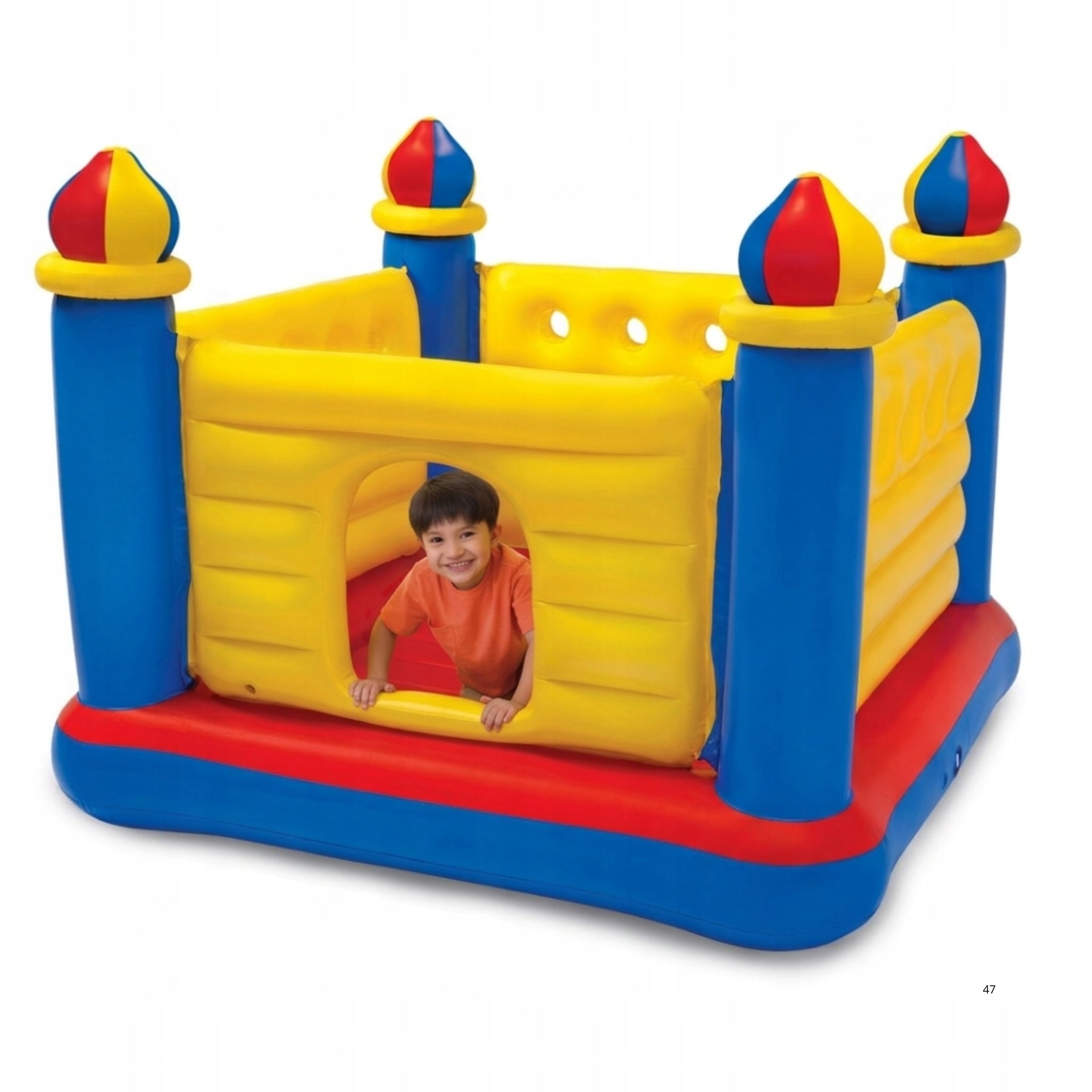 Trampoline Inflatable Castle For Children 3-6 Years For Garden And Home 174x174x135