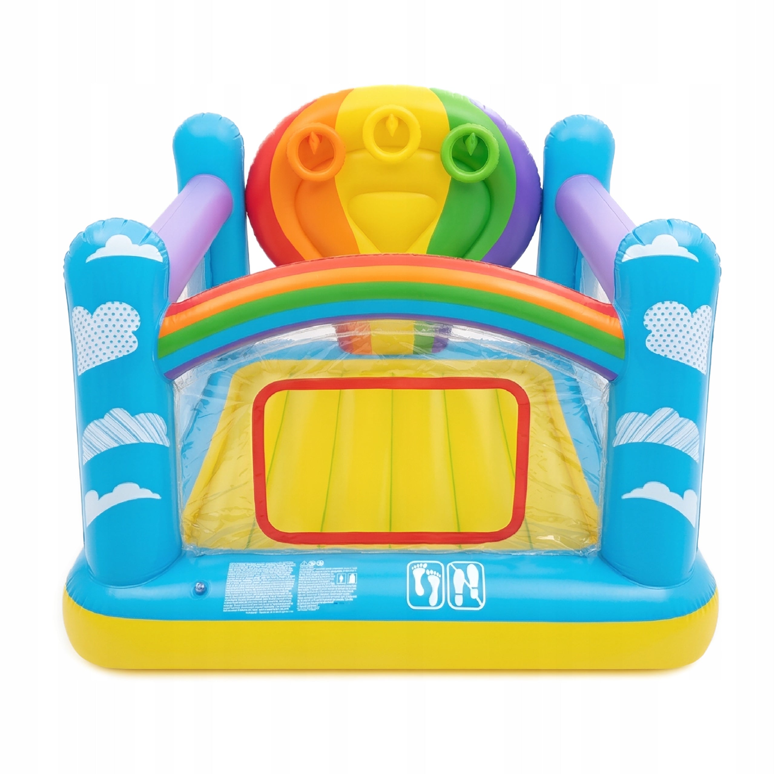 Trampoline Inflatable Square Toys Children Safe Pumped Castle BESTWAY Packaging status original